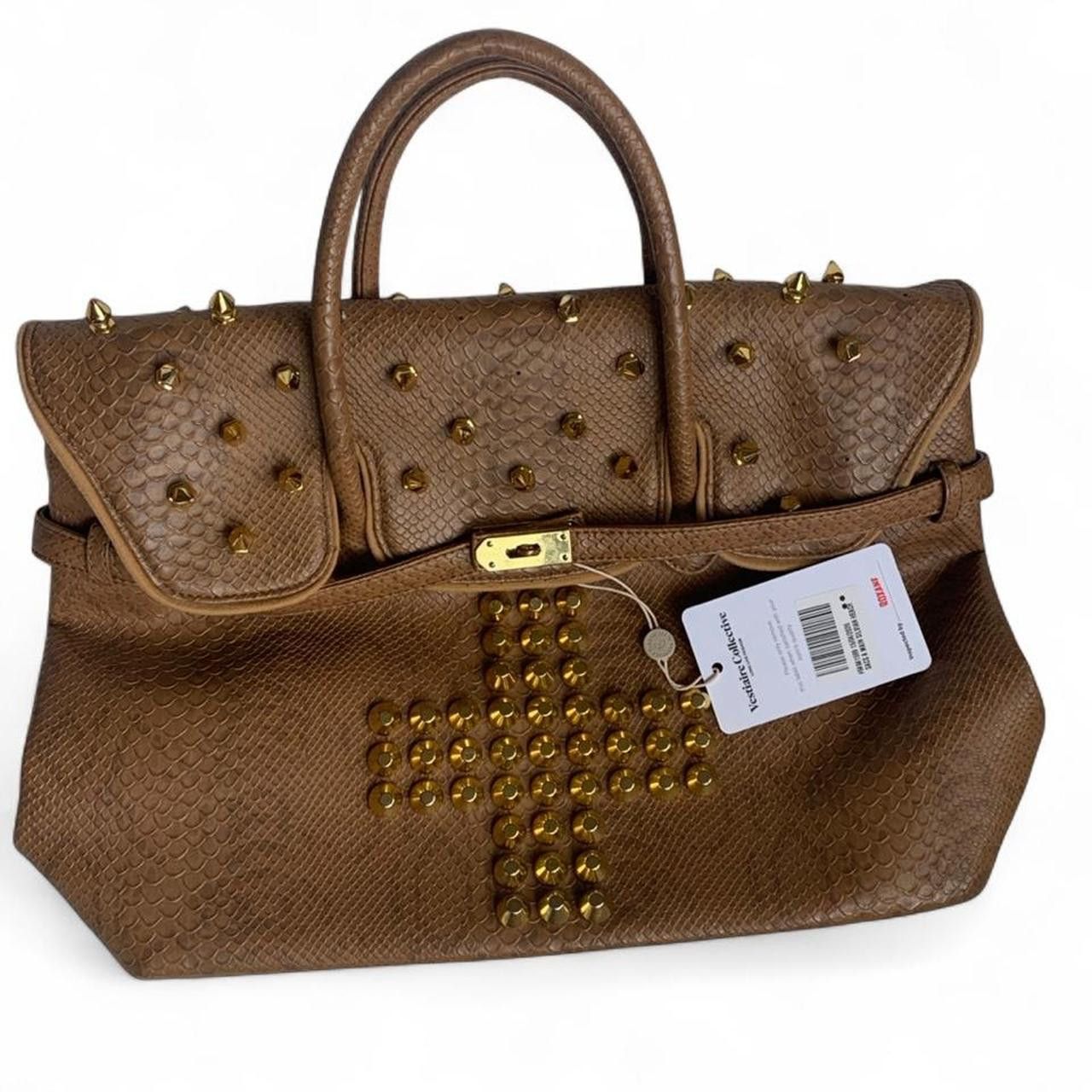 Other Vintage Snakeskin Cross Firkin Bag Size ONE SIZE - 6 Thumbnail