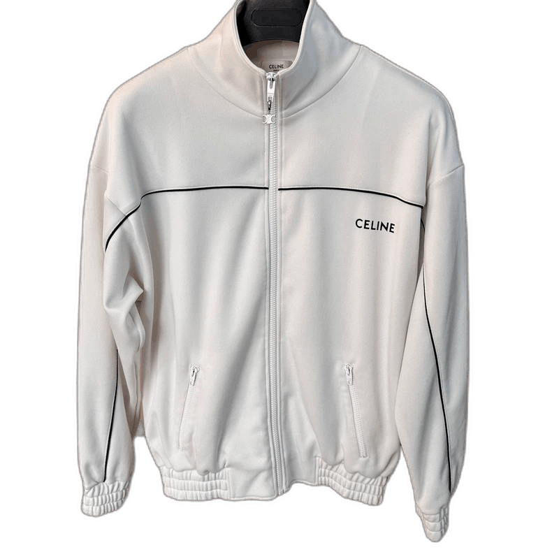 Celine Celine White Logo Jacket Size XS Size US XS / EU 42 / 0 - 1 Thumbnail