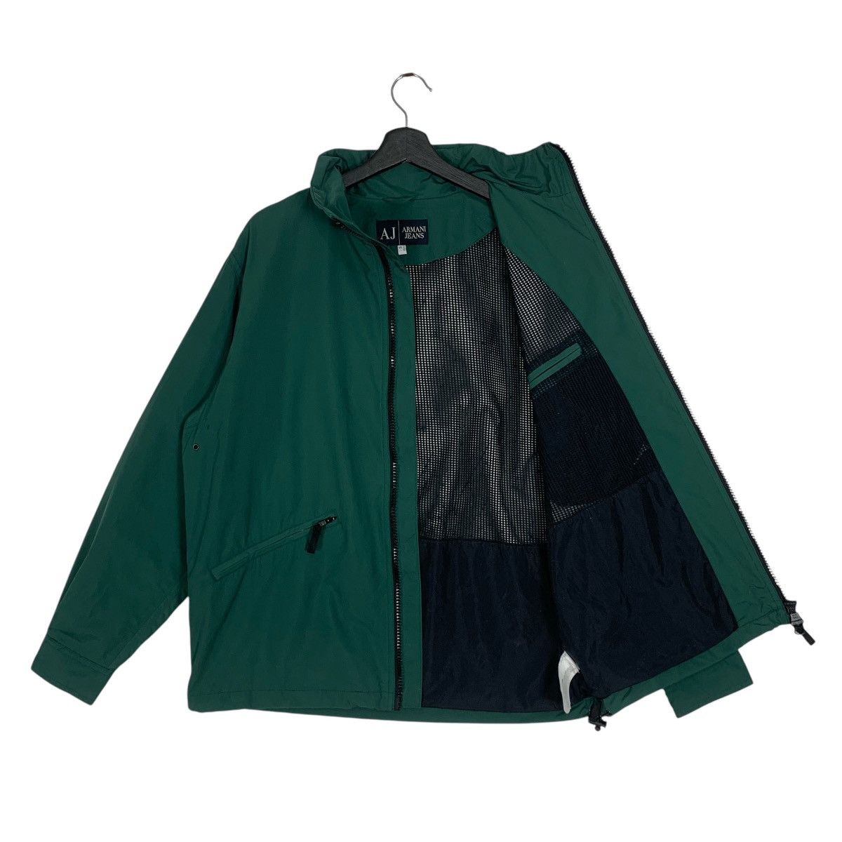 Armani × Designer × Japanese Brand AJ Armani Jeans Designer CasualWear Streetwear Windbreaker Size US L / EU 52-54 / 3 - 5 Thumbnail