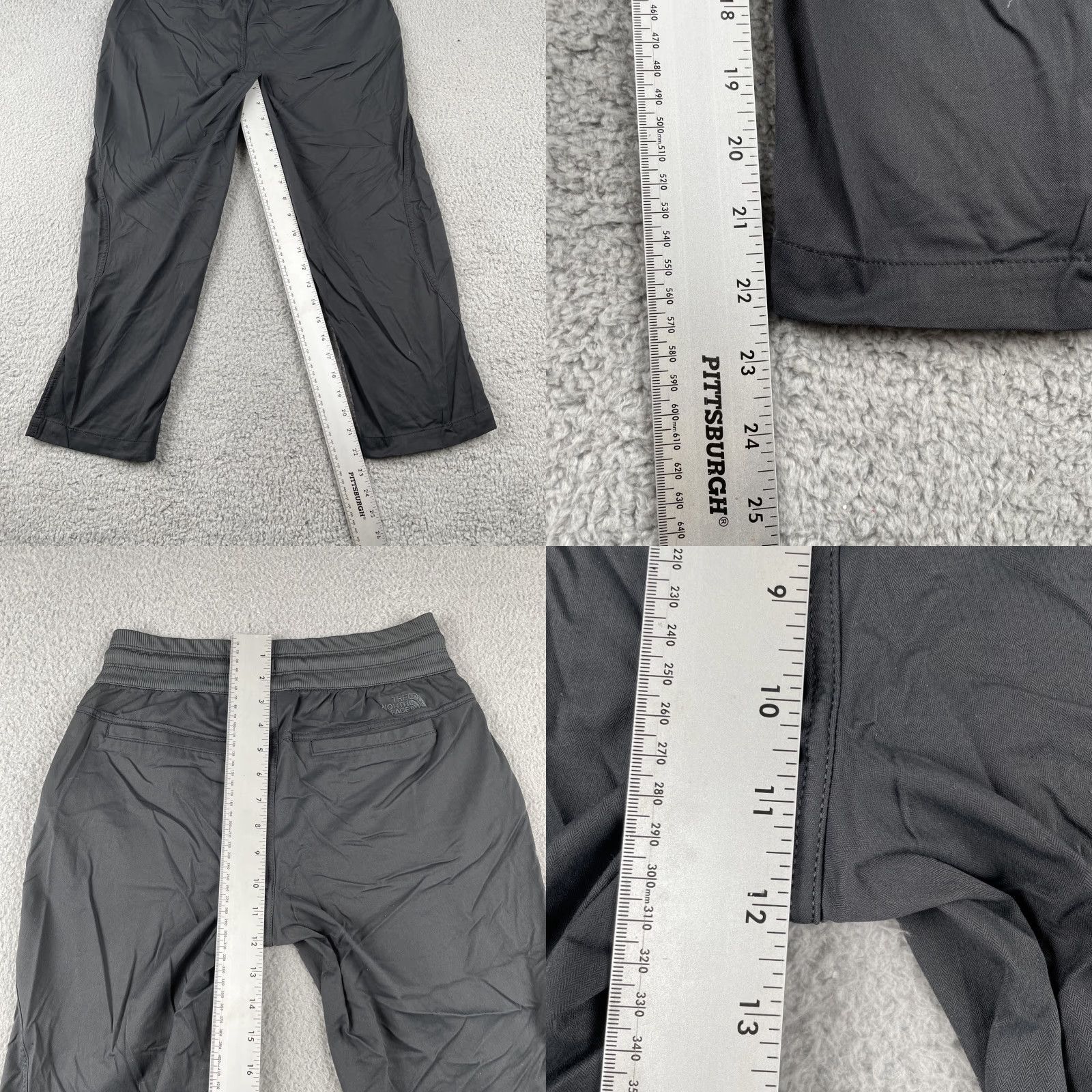 The North Face VINTAGE The North Face Women’s Small Athletic Outdoor Capris 4 Pocket Drawstring Gray Size ONE SIZE - 10 Thumbnail