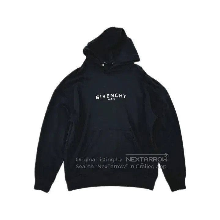Givenchy Givenchy Distressed Logo Print Men's Hoodie. Size US XL / EU 56 / 4 - 2 Thumbnail