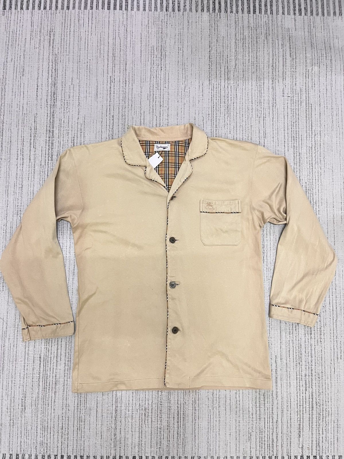 Burberry Vintage 80s burberry nova check knitwear Size US L / EU 52-54 / 3 - 1 Thumbnail
