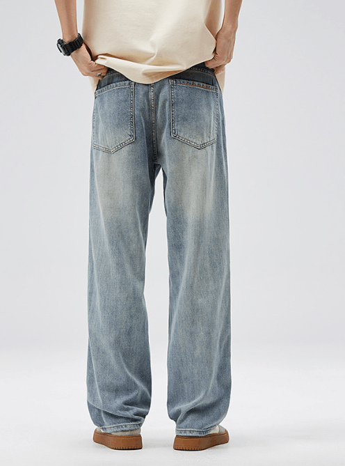 Japanese Brand American high street trend light blue washed jeans Size US 32 / EU 48 - 5 Thumbnail