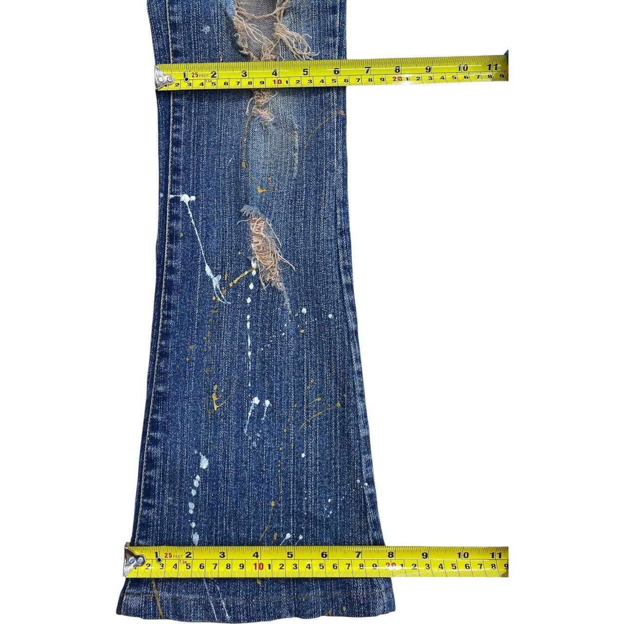 Japanese Brand Vintage Japanese Brand Painted Distress Style Jeans Size US 29 - 7 Thumbnail