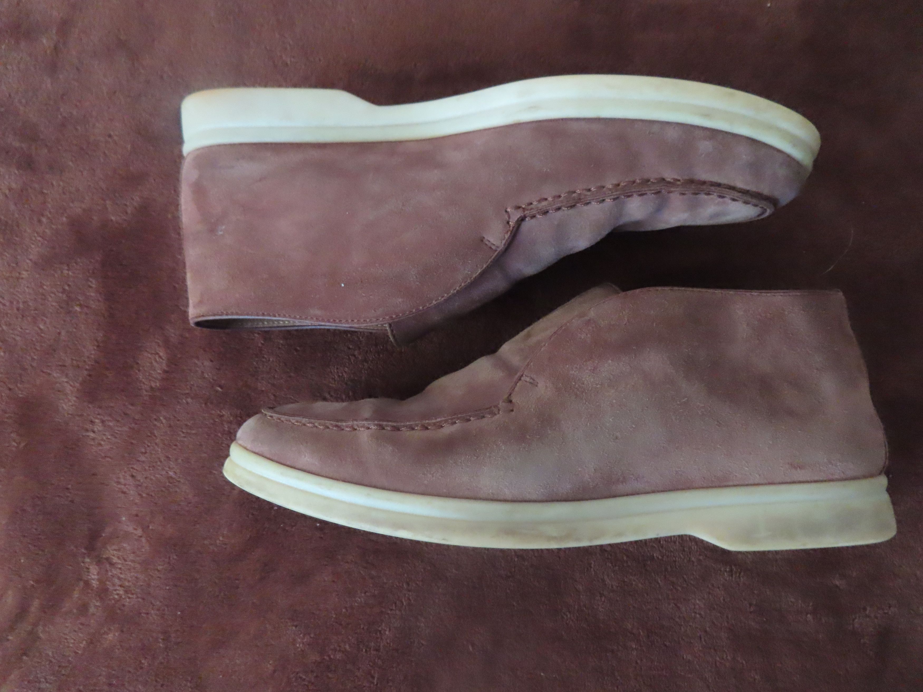 Designer × Loro Piana LORO PIANA Men's Open Walk Suede Chukka Boots sz 36 Size US 5 / EU 37 - 9 Thumbnail