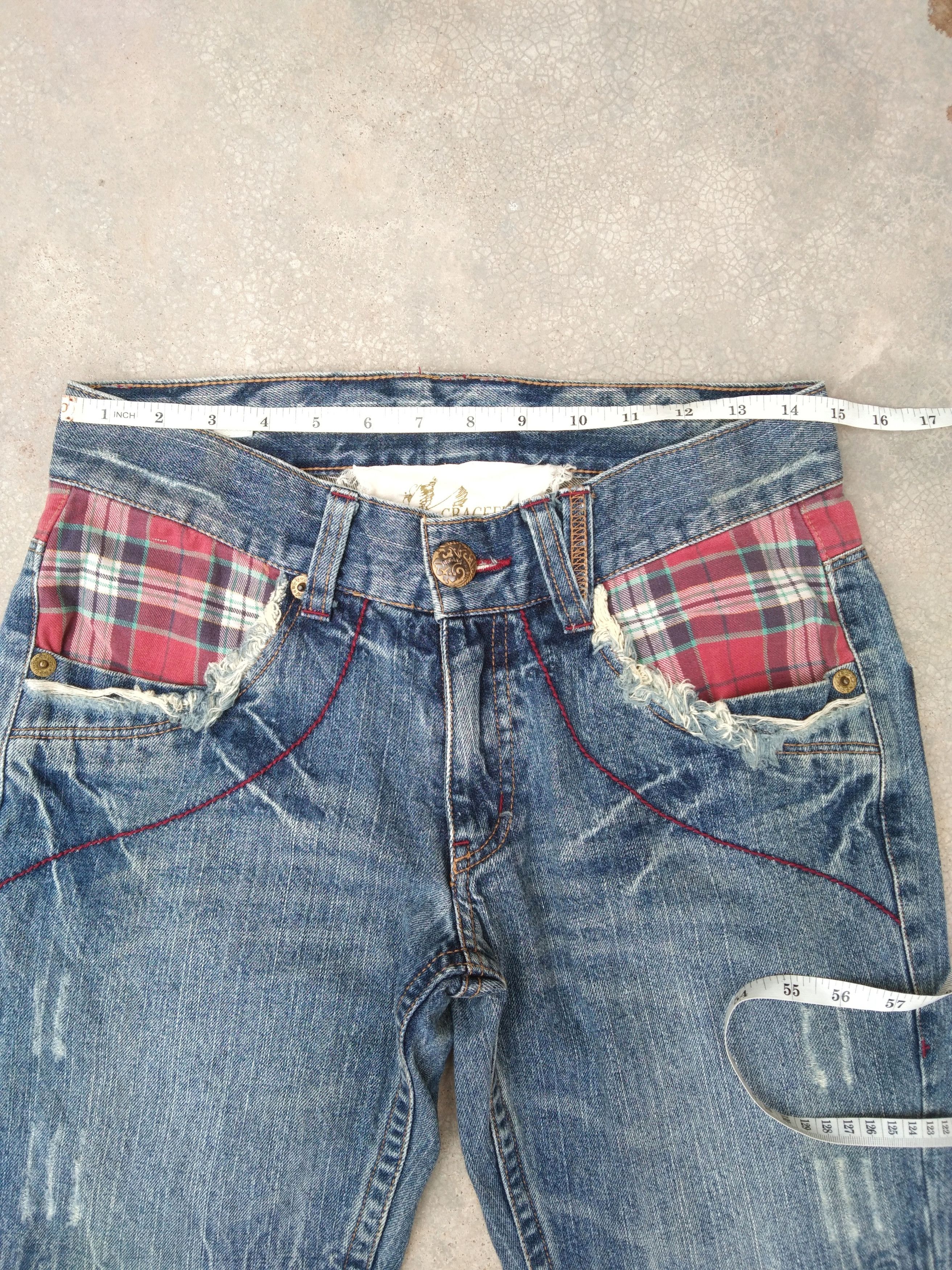 Japanese Brand Vintage Japanese Boot Cut Jeans 29x33 Size US 29 - 4 Thumbnail