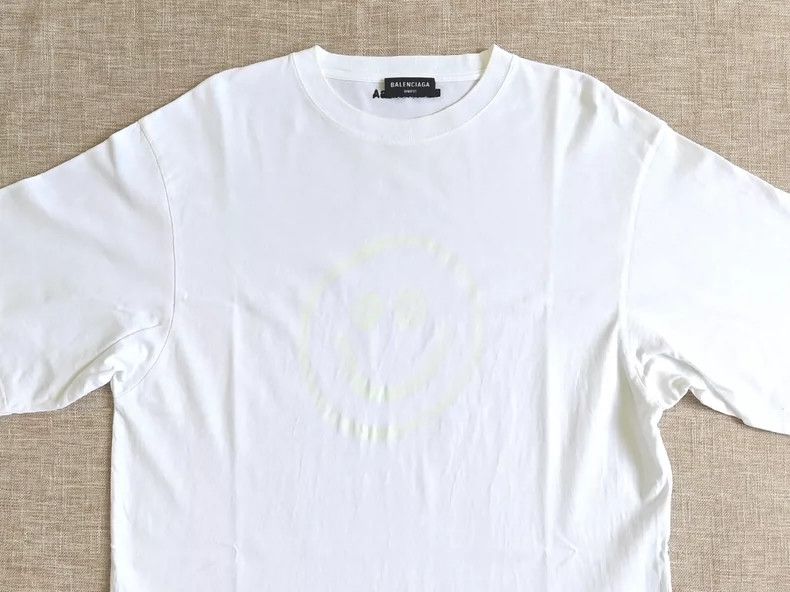 Balenciaga Balenciaga Smiley Short Sleeve T-Shirt Size US XS / EU 42 / 0 - 3 Thumbnail