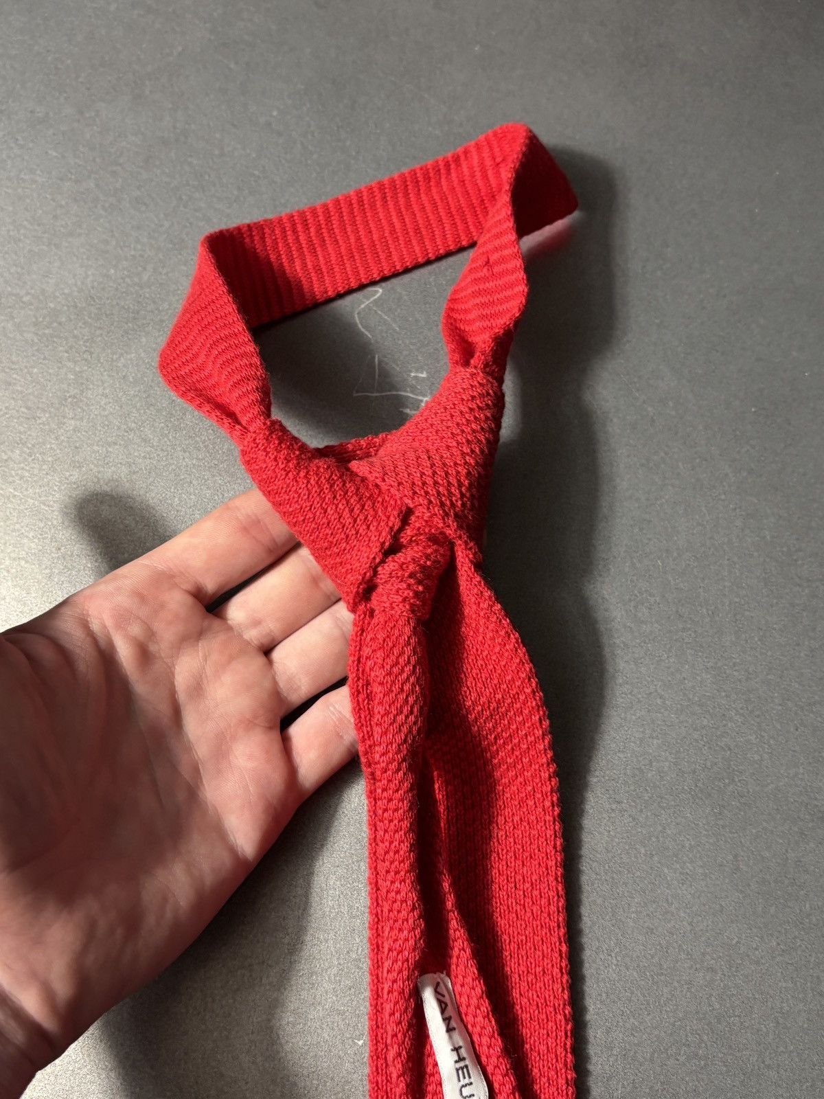 Van Heusen Vintage Knit Tie Vintage Van Heusen Necktie USA Pre-Tied Size ONE SIZE - 8 Thumbnail