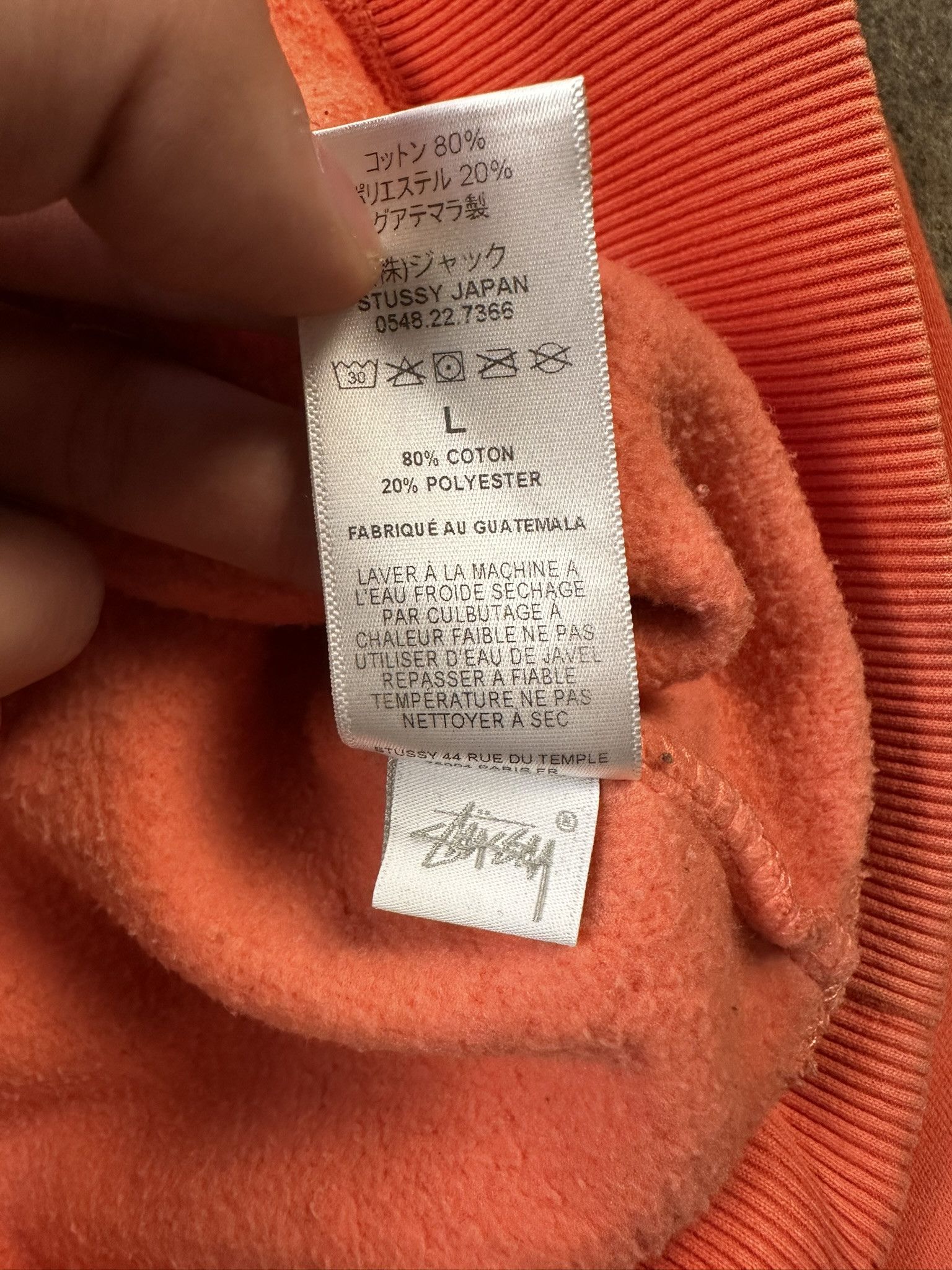 Stussy Vintage Y2k Stussy Spellout Logo Boxy Hoodie Size US L / EU 52-54 / 3 - 10 Thumbnail