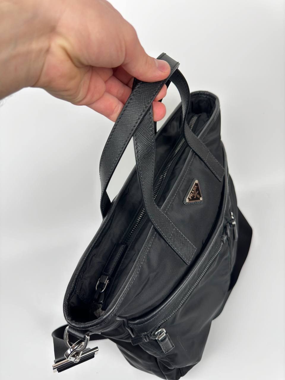 Prada Prada Saffiano Cargo Satchel Bag Size ONE SIZE - 4 Thumbnail