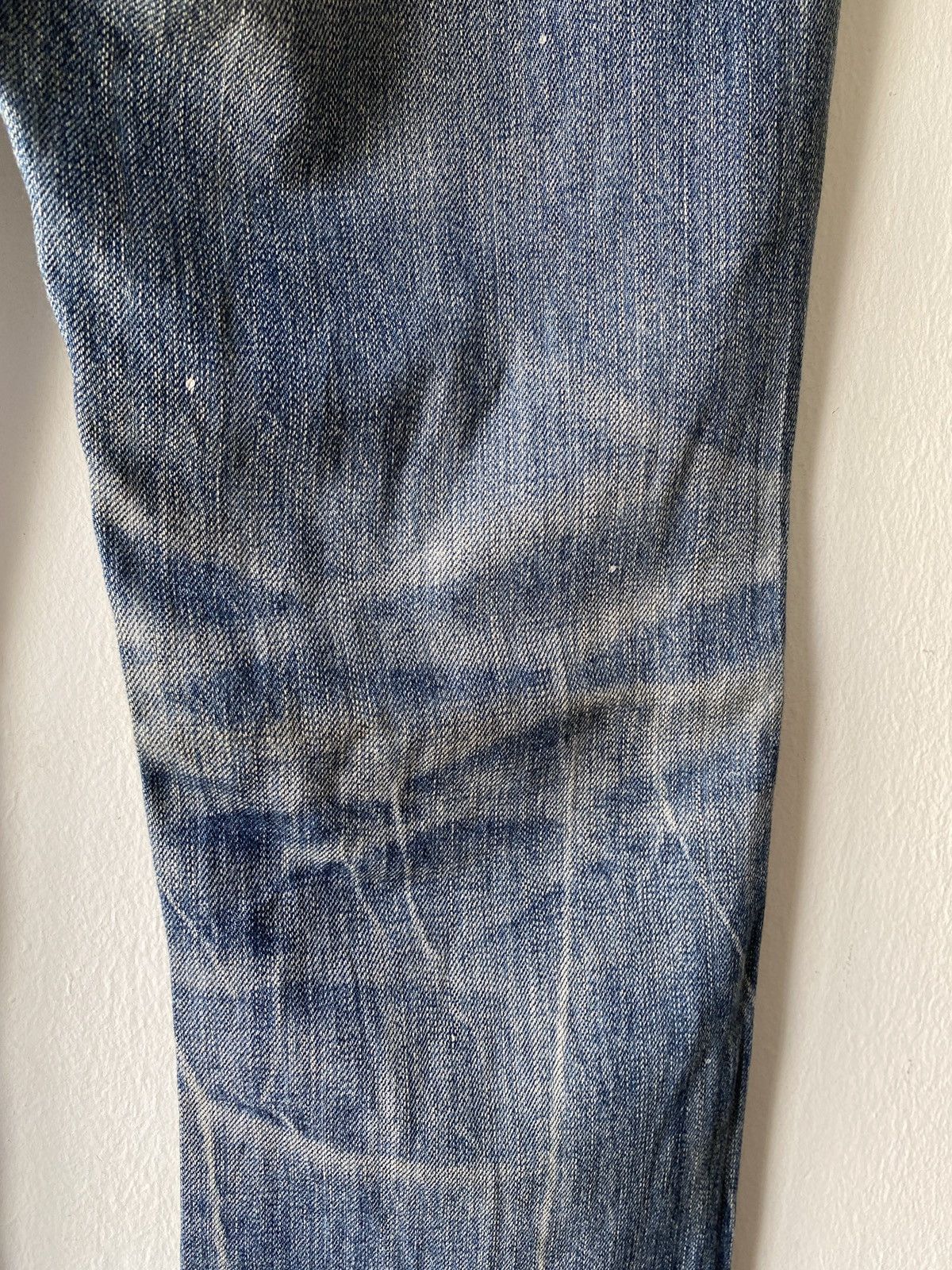 GOSTAR DE FUGA × Japanese Brand Japanese Vintage Gostar De Fuga Lighting Washed Denim Size US 31 - 15 Thumbnail