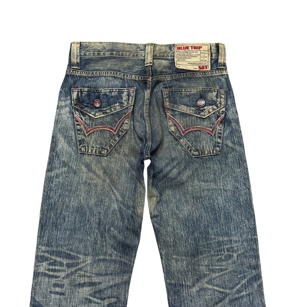 Edwin Vintage Edwin 503 Mudwash Denim Distressed Jeans Size US 31 - 10 Thumbnail