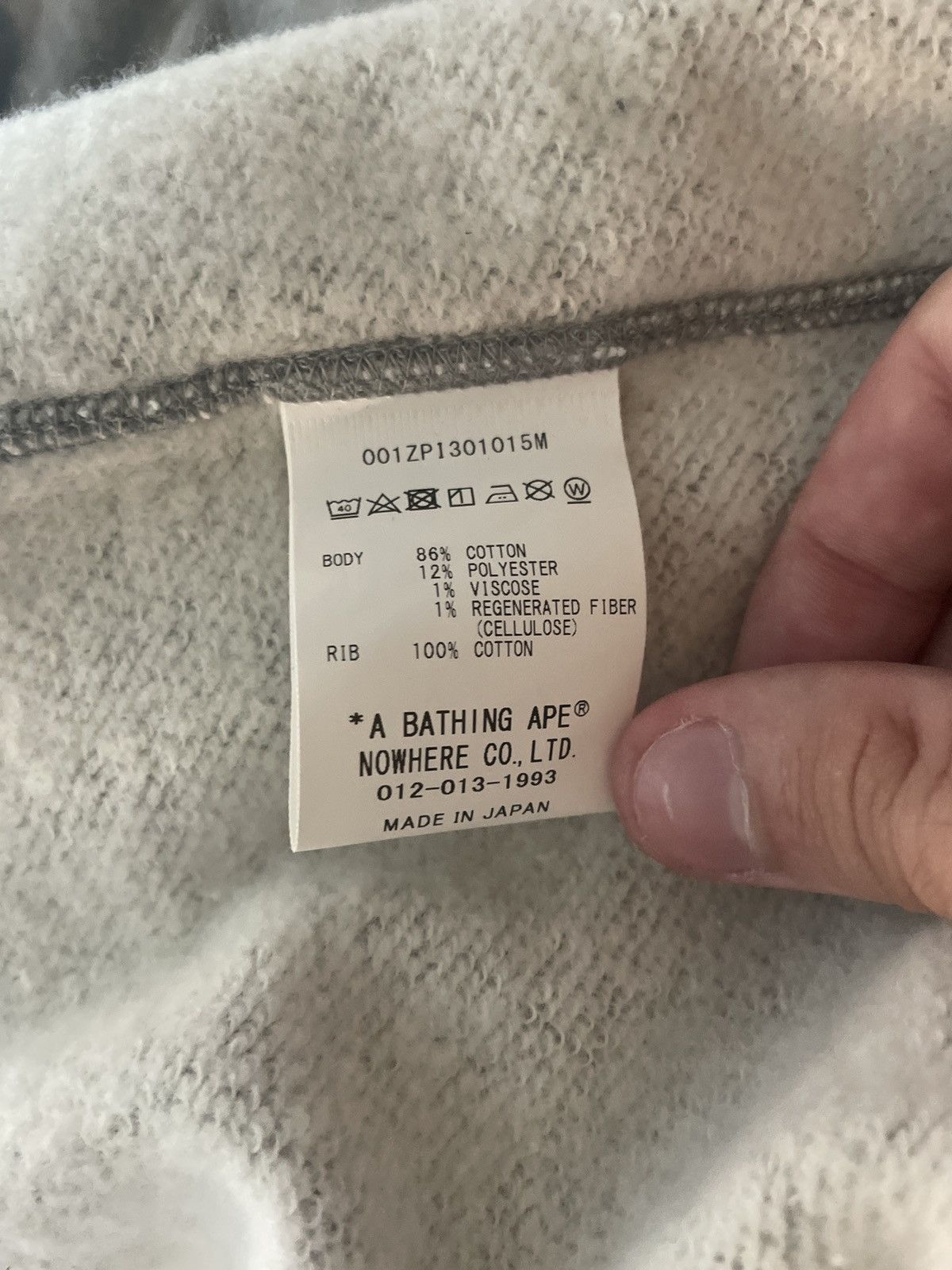 Bape Bape Shark Full Zip WGM Hoodie Grey S Size US S / EU 44-46 / 1 - 7 Thumbnail