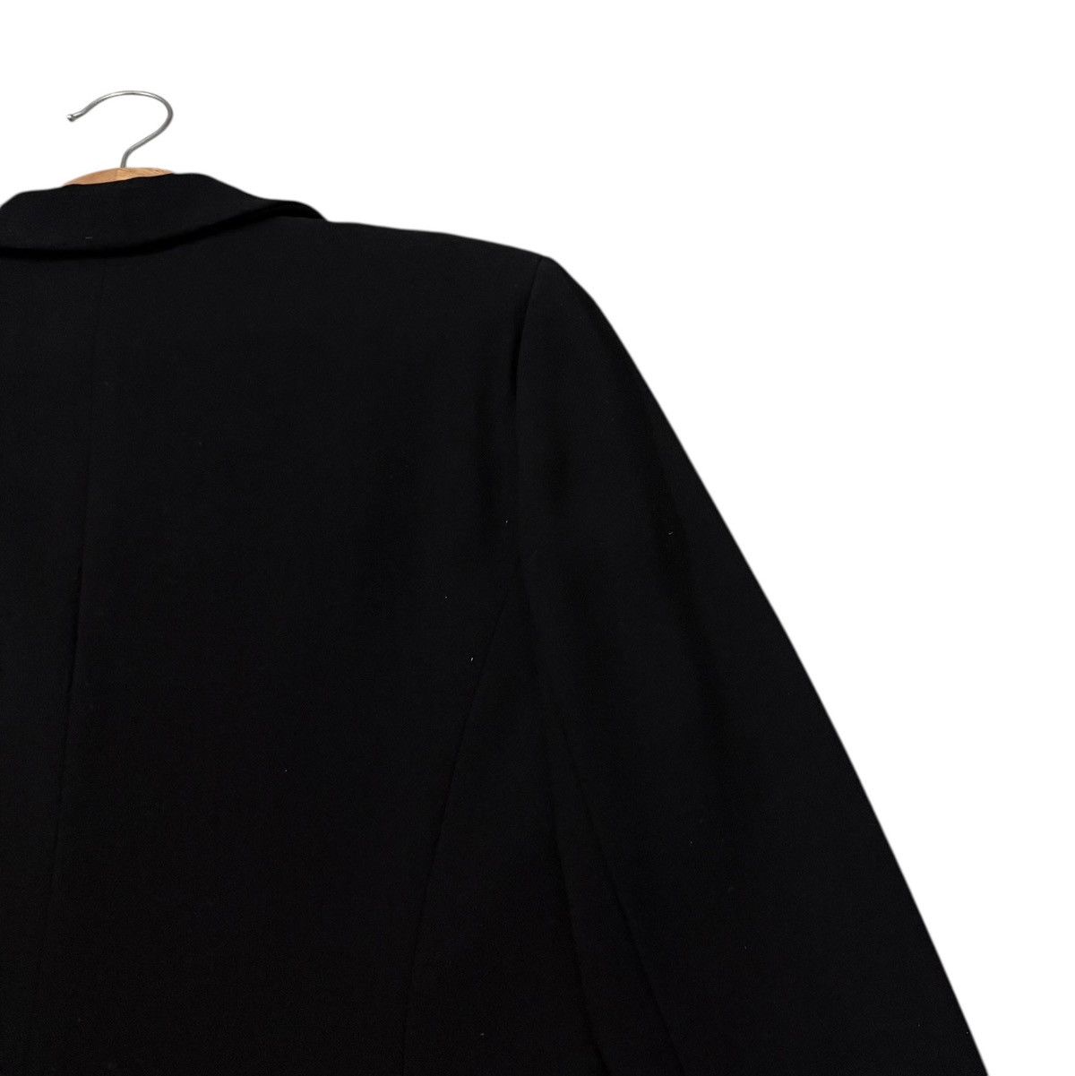 Vintage Donna Karan Signature Wool Rayon Hook Button Jacket