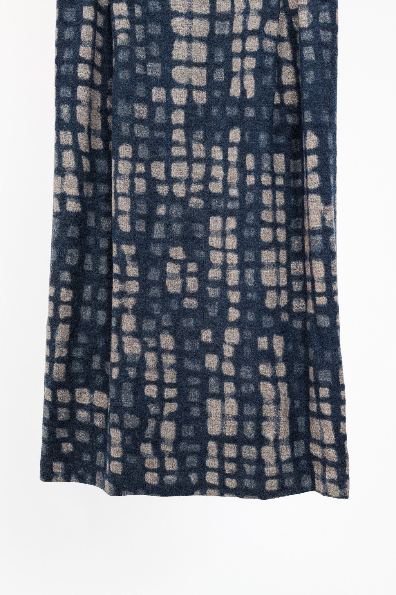 Bottega Veneta Bottega Veneta Blue & Grey Printed Wool Dress Size M / US 6-8 / IT 42-44 - 6 Thumbnail