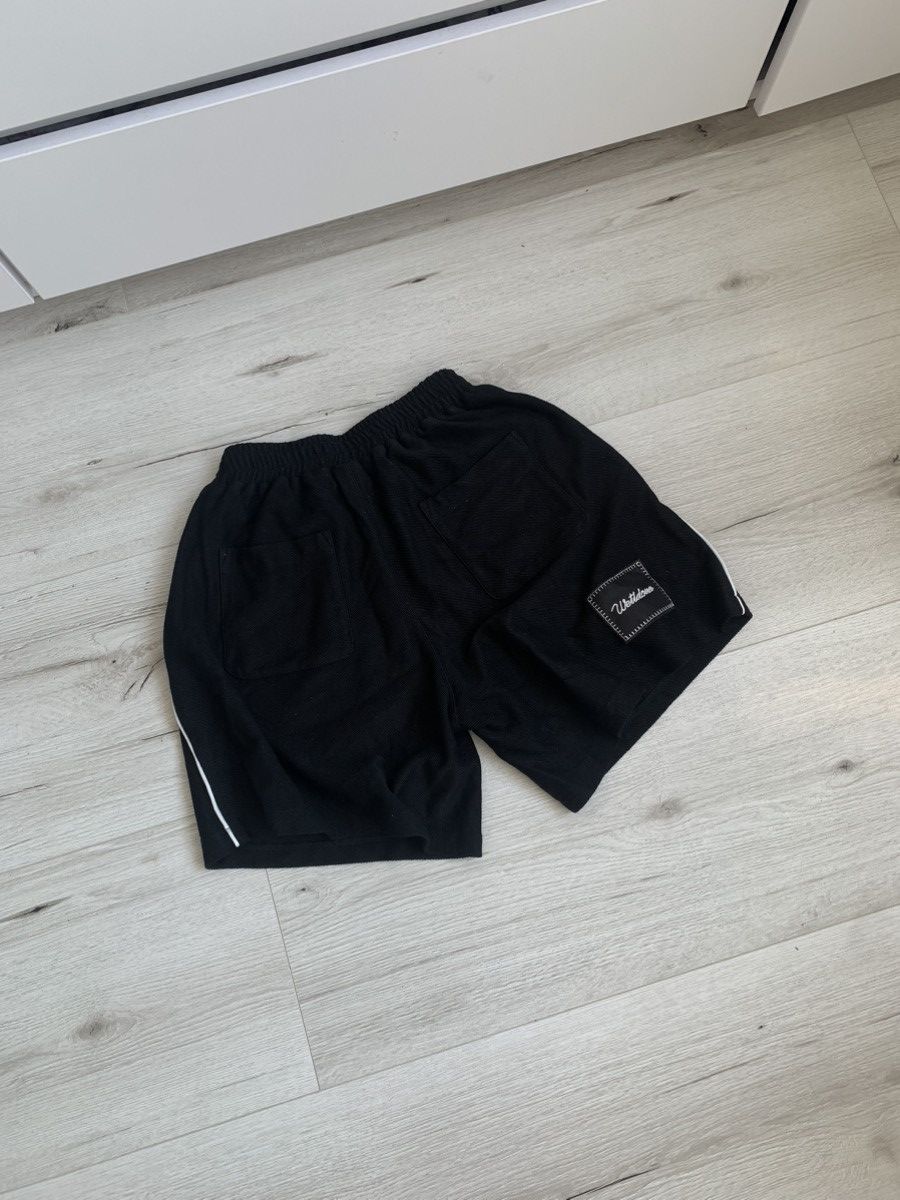 Japanese Brand × WE11DONE We11 Done Black Cotton Logo Shorts M size Size US 32 / EU 48 - 3 Thumbnail