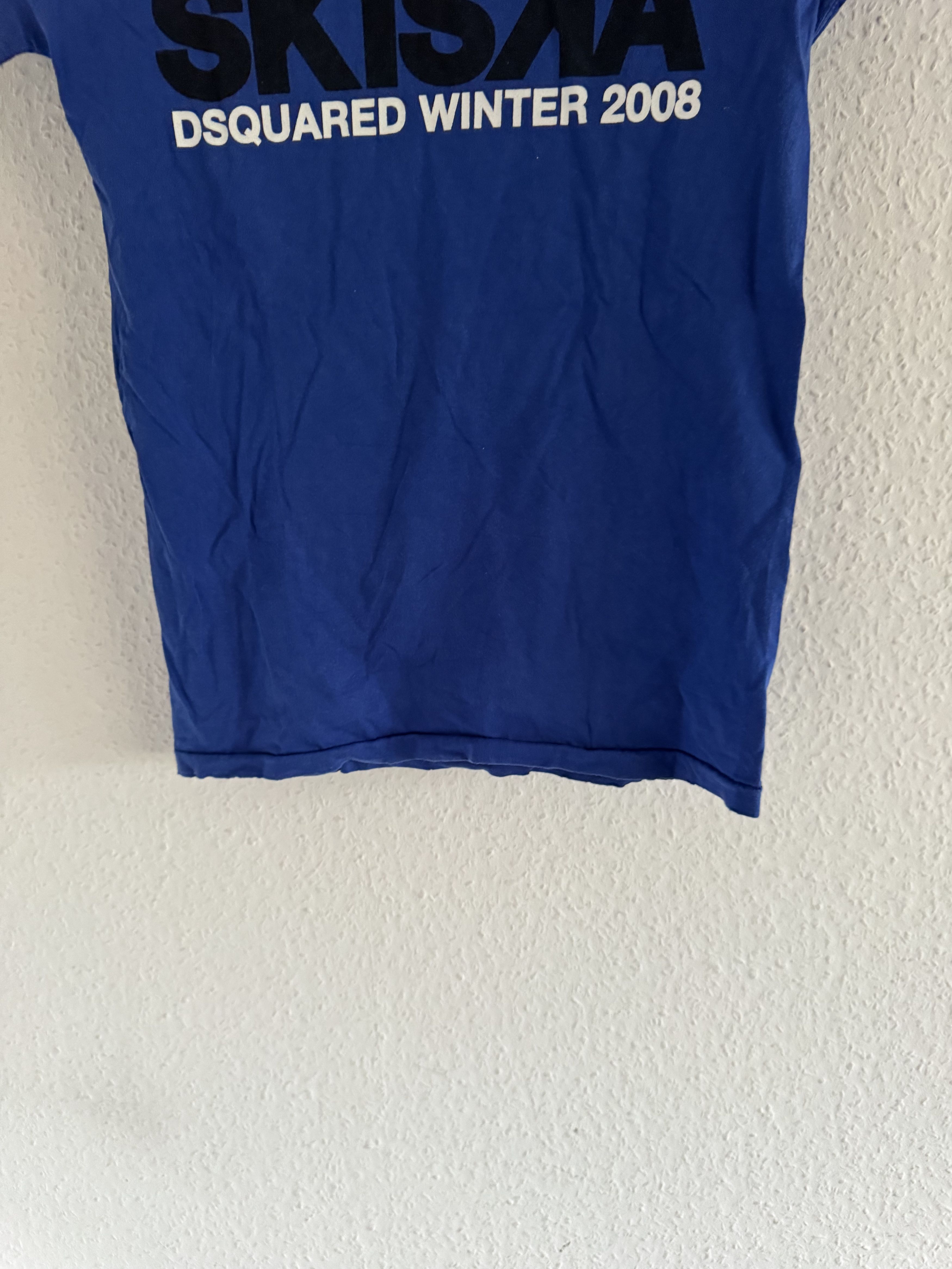 Dsquared2 SKI SKA Winter 2008 Cropped Graphic T-Shirt Size US S / EU 44-46 / 1 - 6 Thumbnail