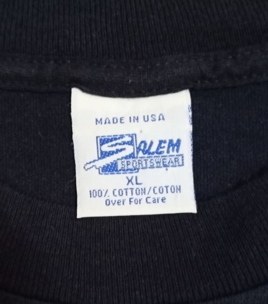 NFL × Salem Sportswear × Vintage Vintage 90s NFL Dallas Cowboys Riddell Helmet T-shirt Size US XL / EU 56 / 4 - 13 Thumbnail