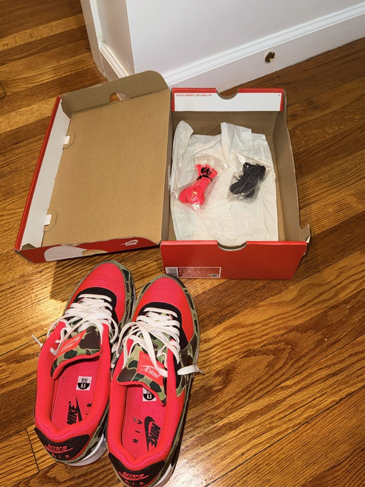 Nike Air Max 90 Reverse Camo Infrared , SZ 8.5 Size US 8.5 / EU 41-42 - 13 Thumbnail