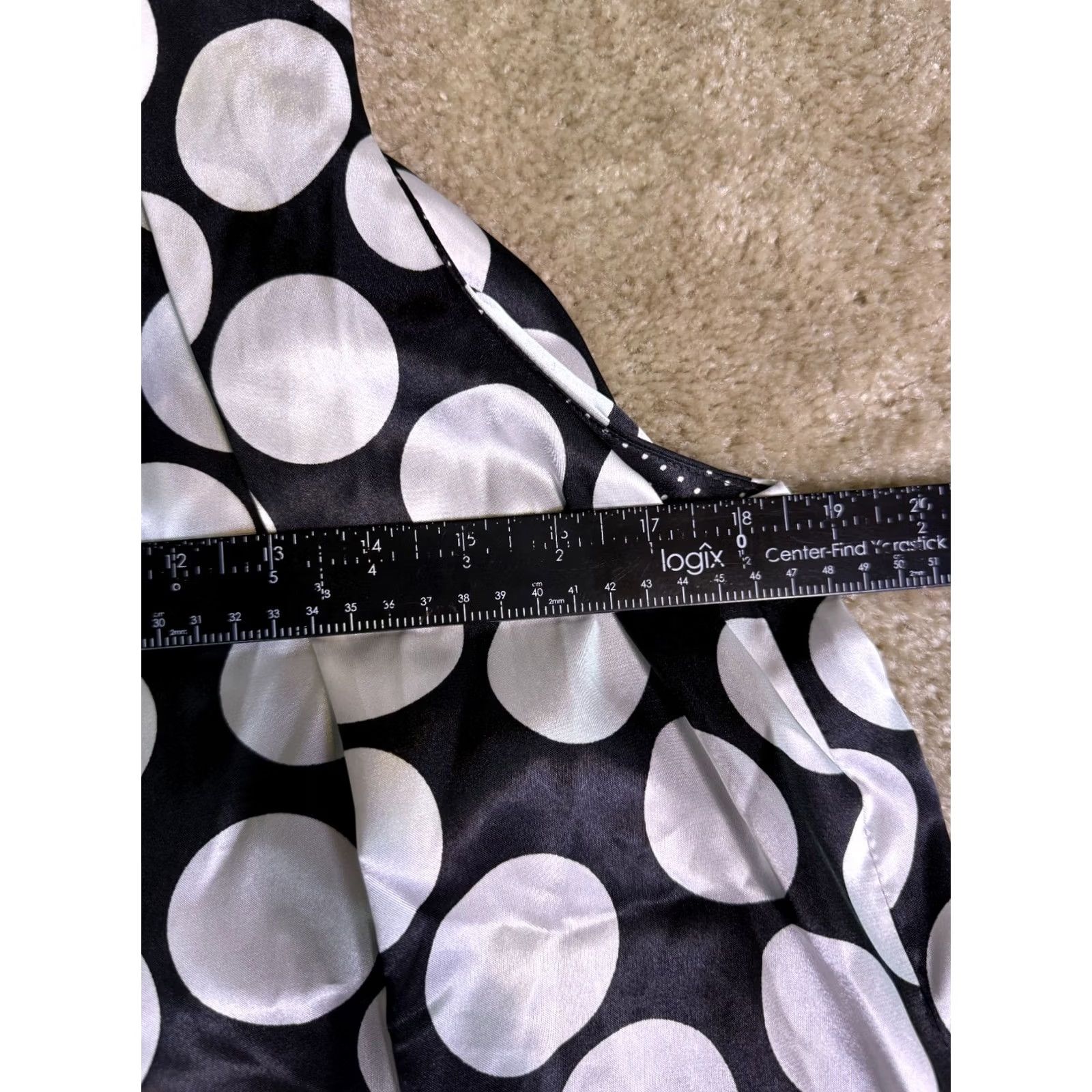 Layer 8 Sandra Darren Womens Dress L Polka Dot Sleeveless Layer Multicolor D873 Size L / US 10 / IT 46 - 7 Thumbnail