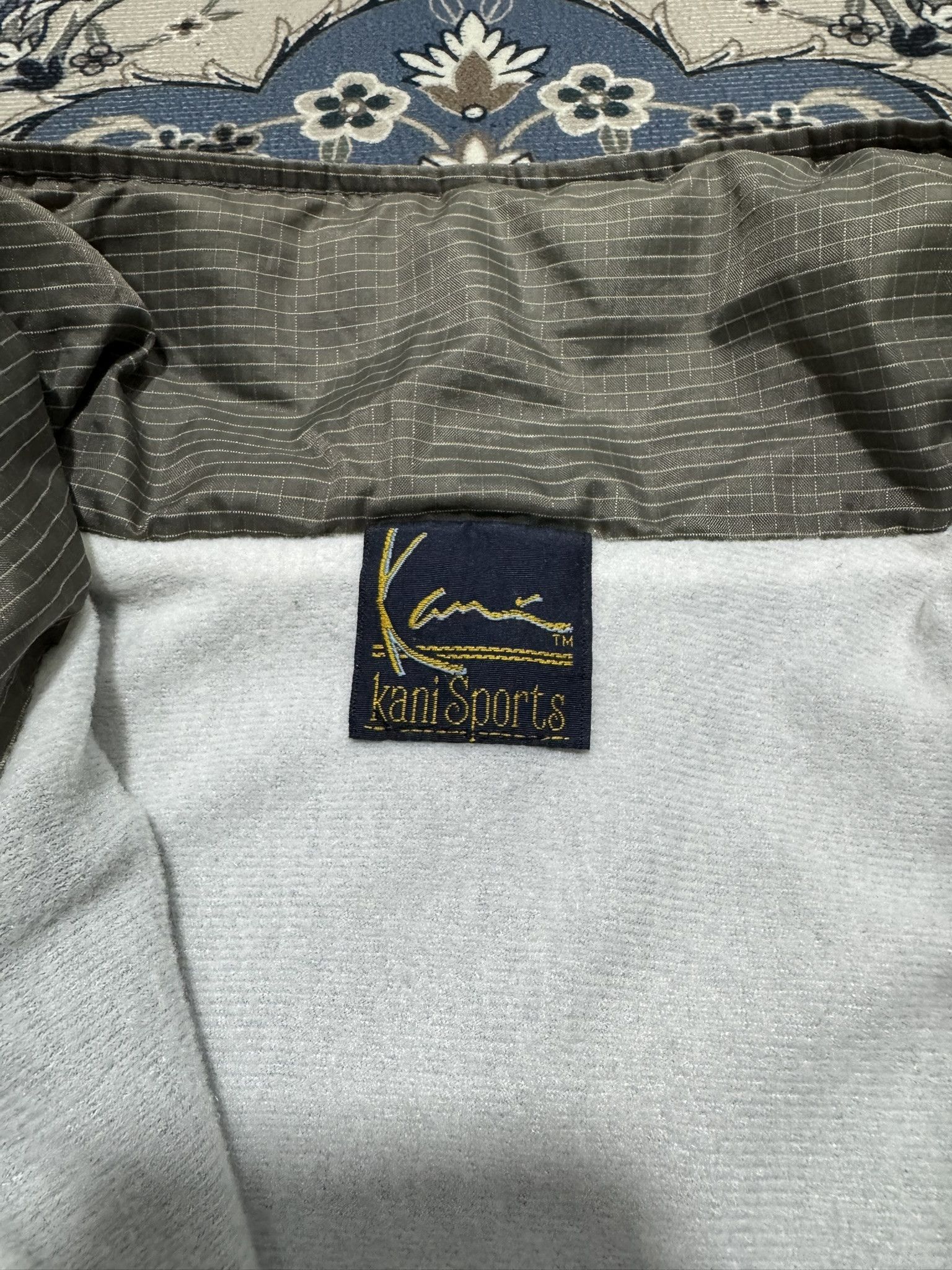 Karl Kani × Stussy × Vintage Vintage 90's Kar Kani Sport Big Logo Hoodie Training Jacket Size US L / EU 52-54 / 3 - 9 Thumbnail