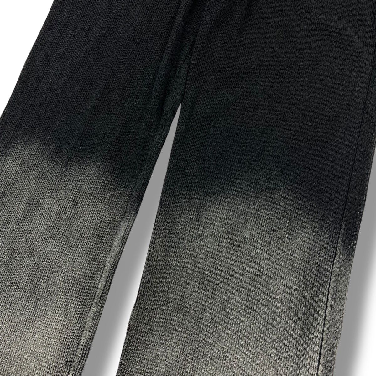 Balenciaga Balenciaga Bleached Cotton Rib Knit Pants Size US 28 / EU 44 - 2 Thumbnail