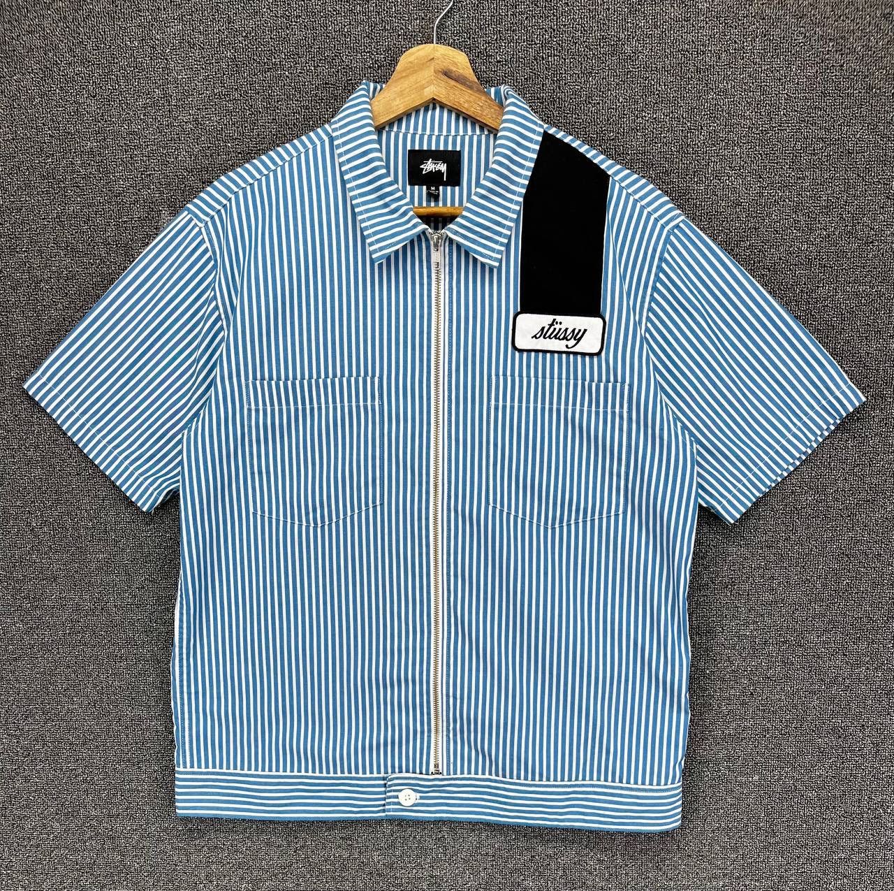 Stussy Zip Up Flannel | Grailed
