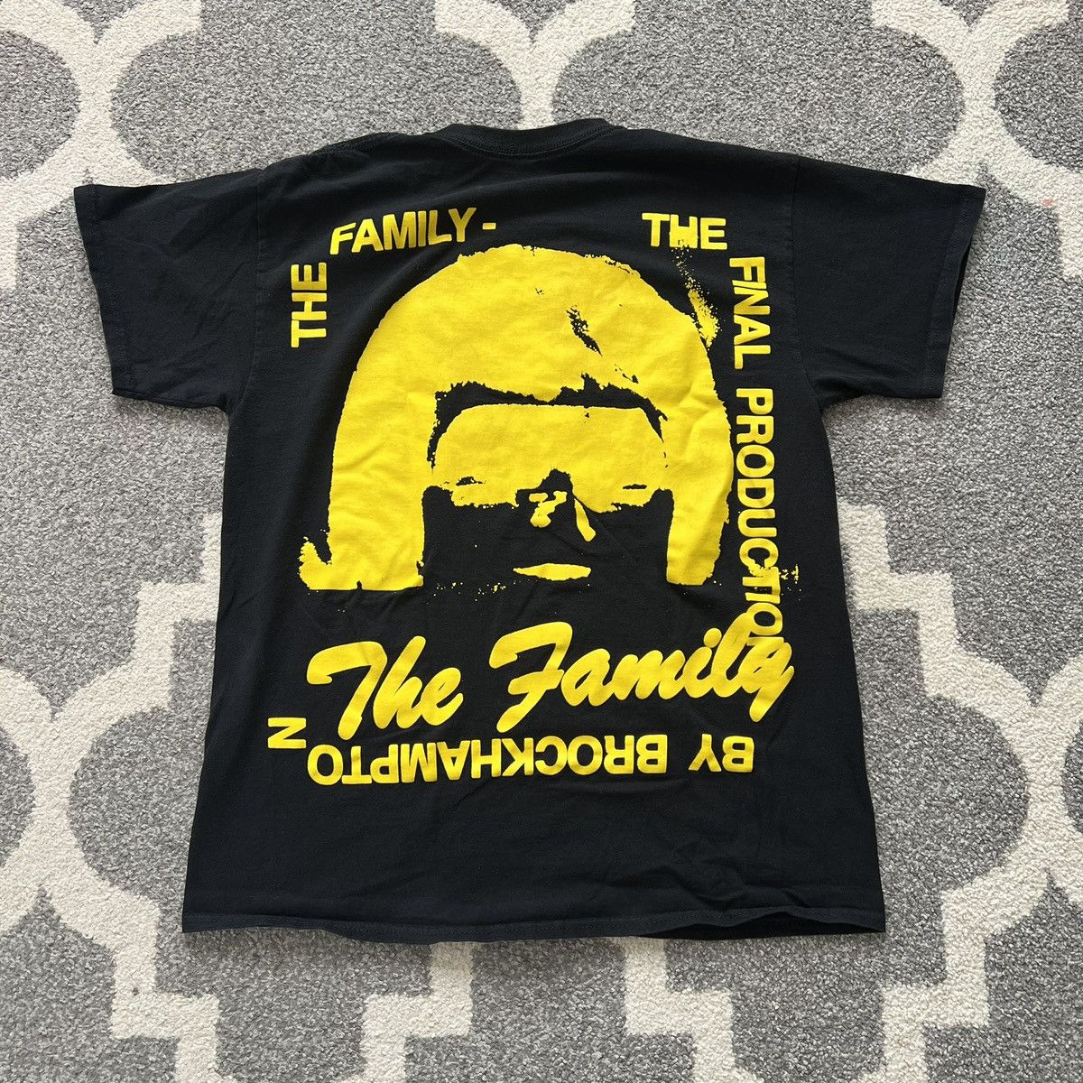 Brockhampton brockhampton the family merch black yellow graphic tee Size US L / EU 52-54 / 3 - 3 Thumbnail