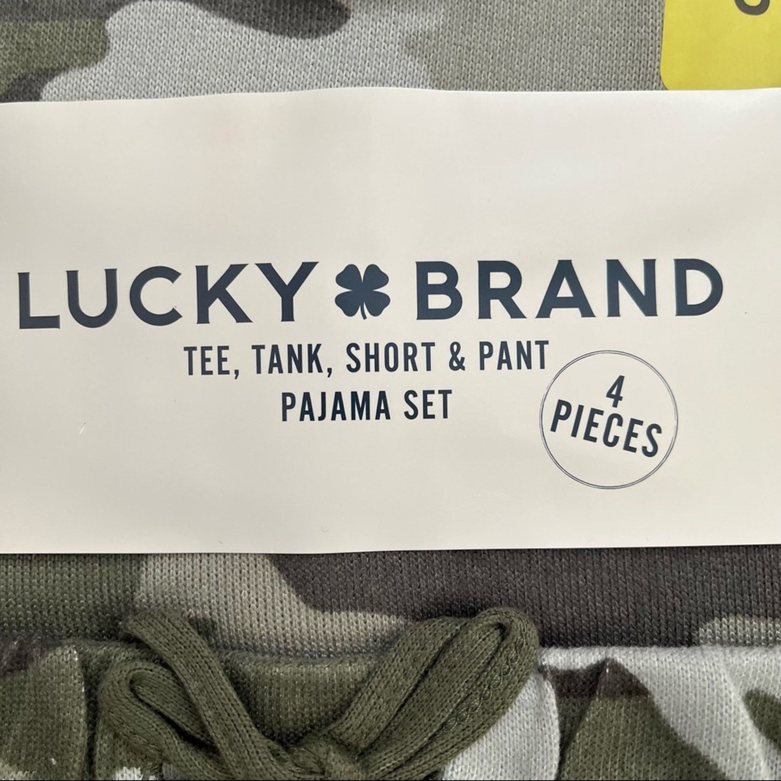 Lucky Brand NWT Lucky Brand Four-piece Camo Pajama Set, Size L Size ONE SIZE - 3 Thumbnail