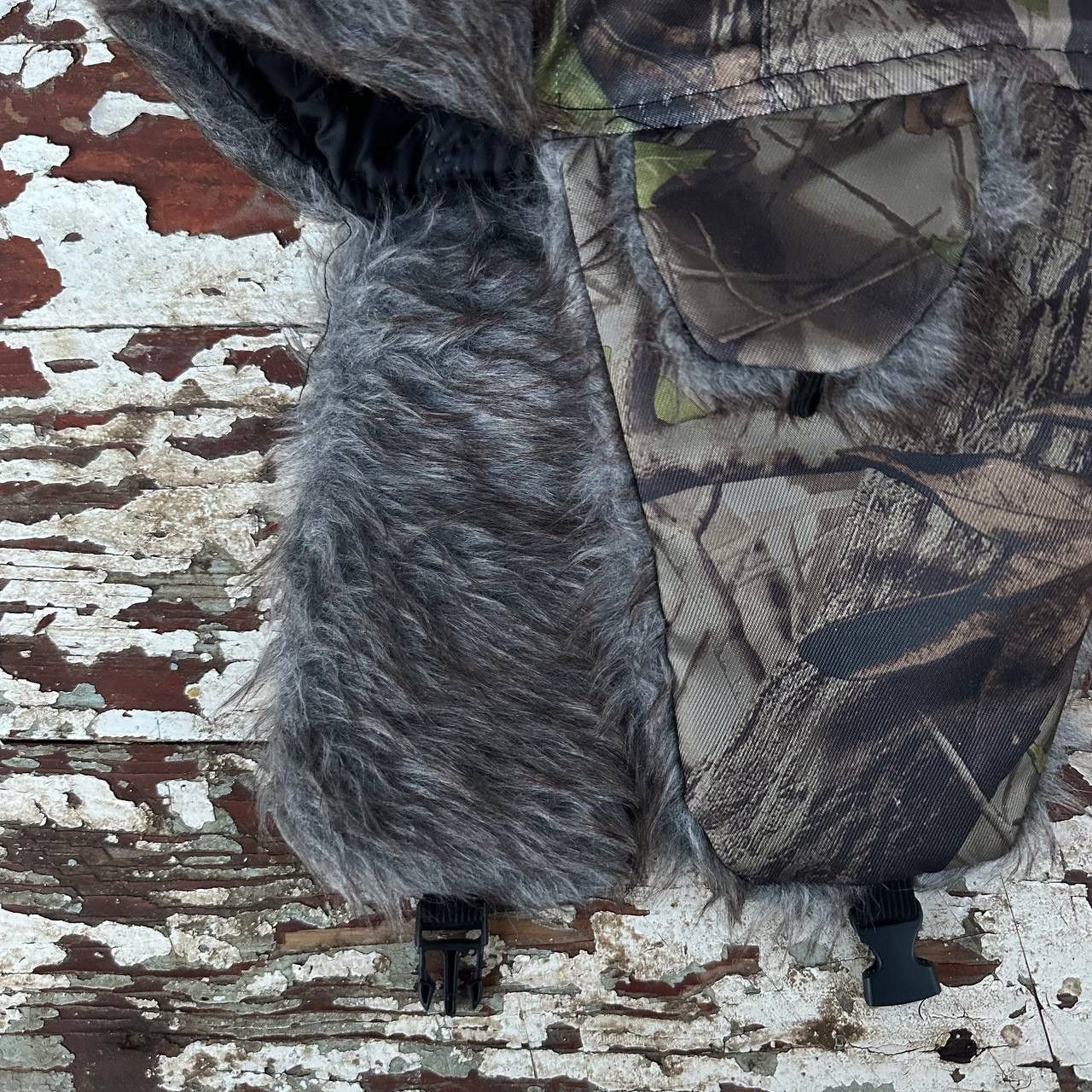 Realtree Vintage Real Tree Ushanka Hat Cap Y2K Grunge 00s USA Size ONE SIZE - 7 Thumbnail