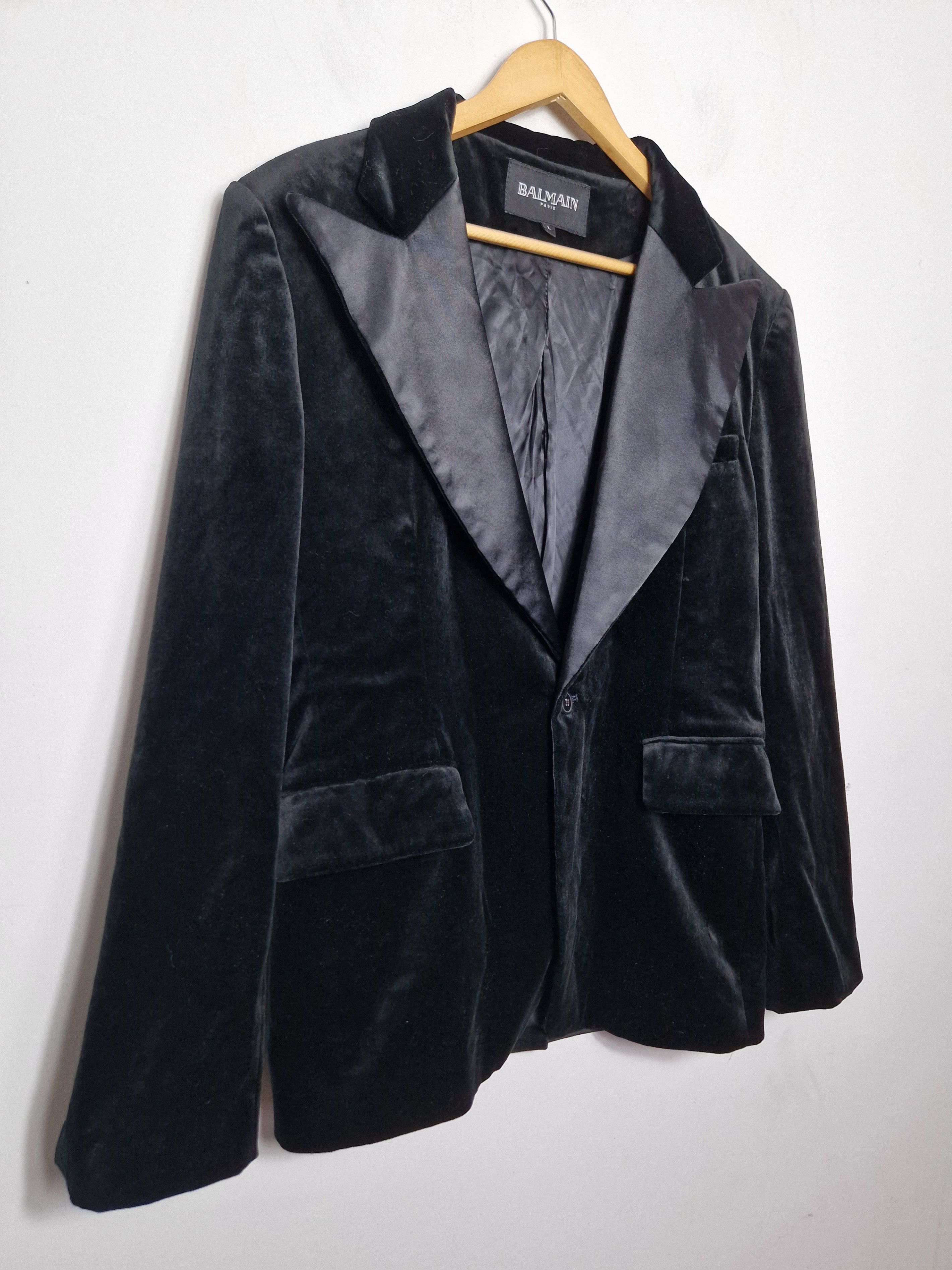Balmain Balmain velvet blazer Size US L / EU 52-54 / 3 - 4 Thumbnail
