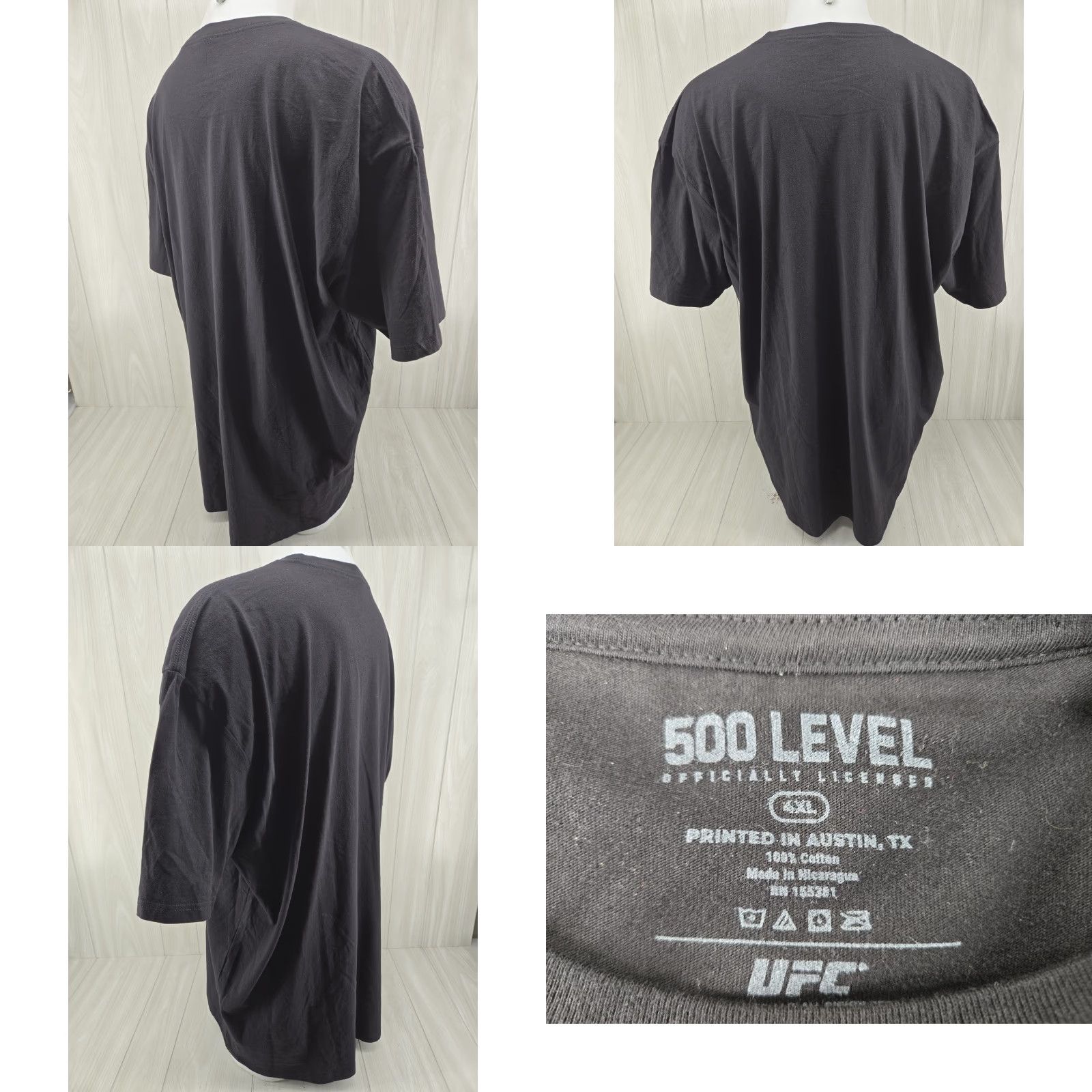 Vintage 500 Level T-Shirt Unisex Adults 4XL Black Graphic Print The Cannibal MMA Gildan 5000 Size 4XL Round Neck Short Sleeve Size US XXL / EU 58 / 5 - 8 Thumbnail