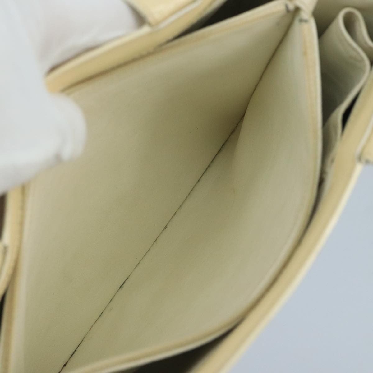 Chanel Chanel Tote Bag Enamel White CC Size ONE SIZE - 8 Thumbnail