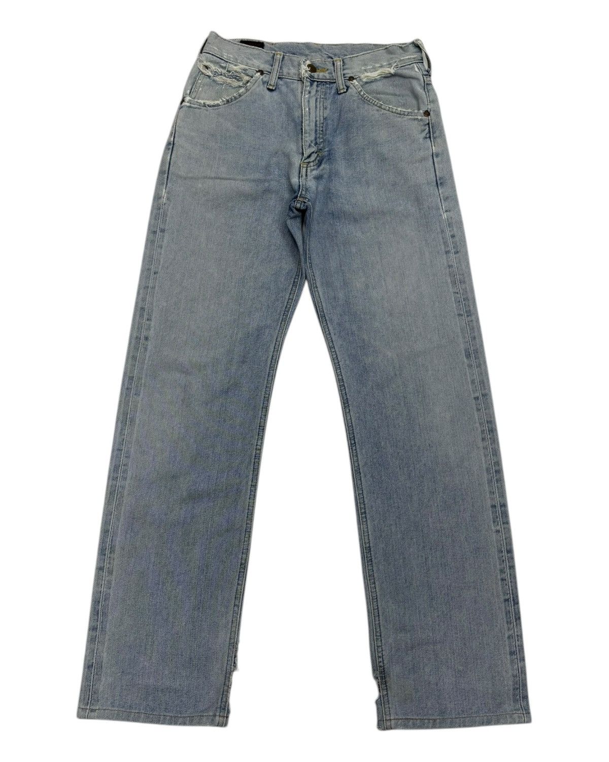 Lee × Left Hand × Vintage LEE RIDERS LEFT HAND DENIM SELVEDGE JEANS Size US 27 - 2 Thumbnail