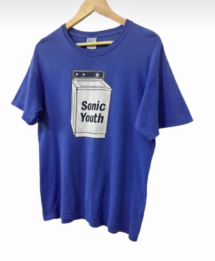 Band Tees × Vintage VINTAGE SONIC YOUTH WASHING MACHINE NOISE ROCK BAND TSHIRT Size US M / EU 48-50 / 2 - 4 Thumbnail