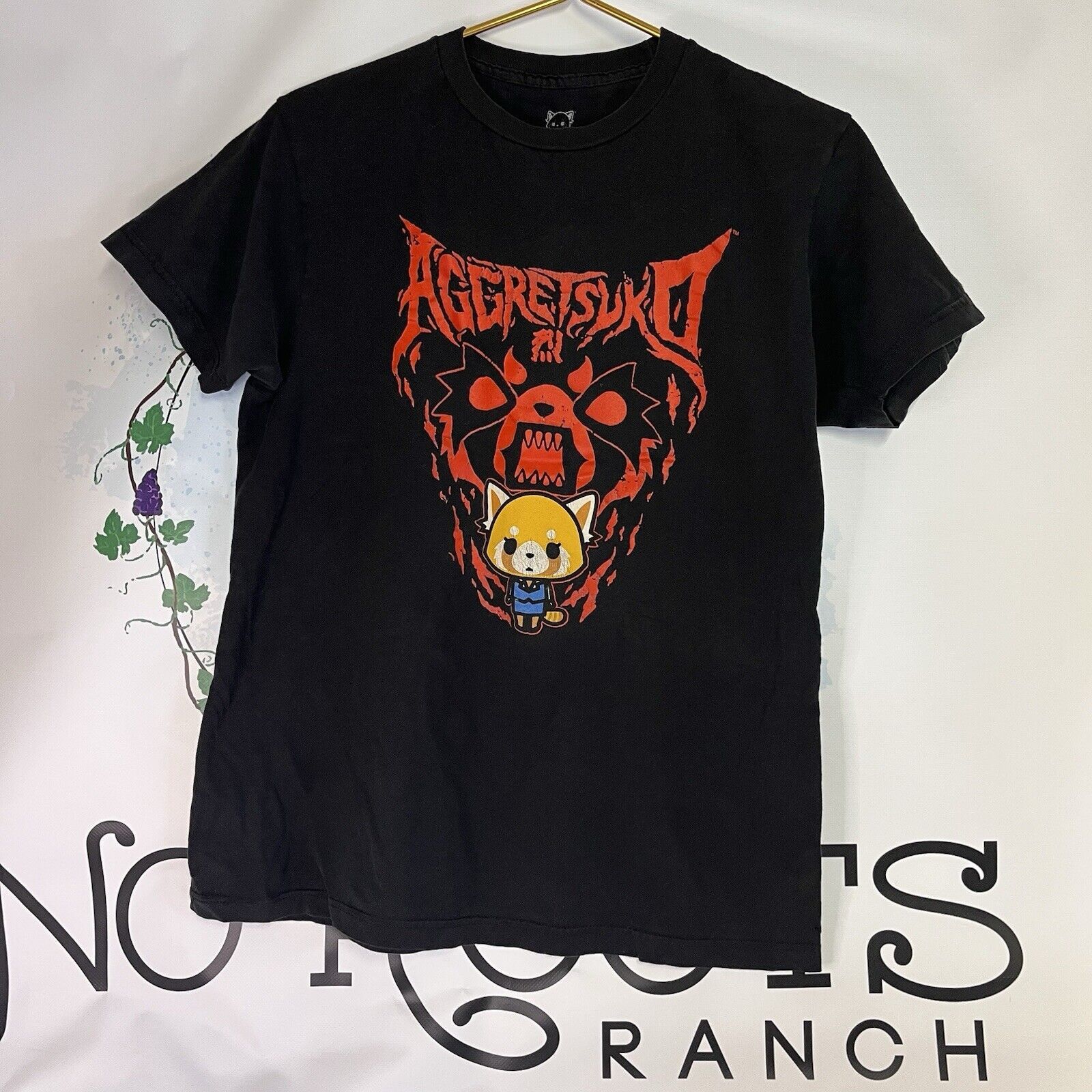 Other Aggretsuko Animal Graphic Print T-Shirt Black Size M / US 6-8 / IT 42-44 - 2 Thumbnail