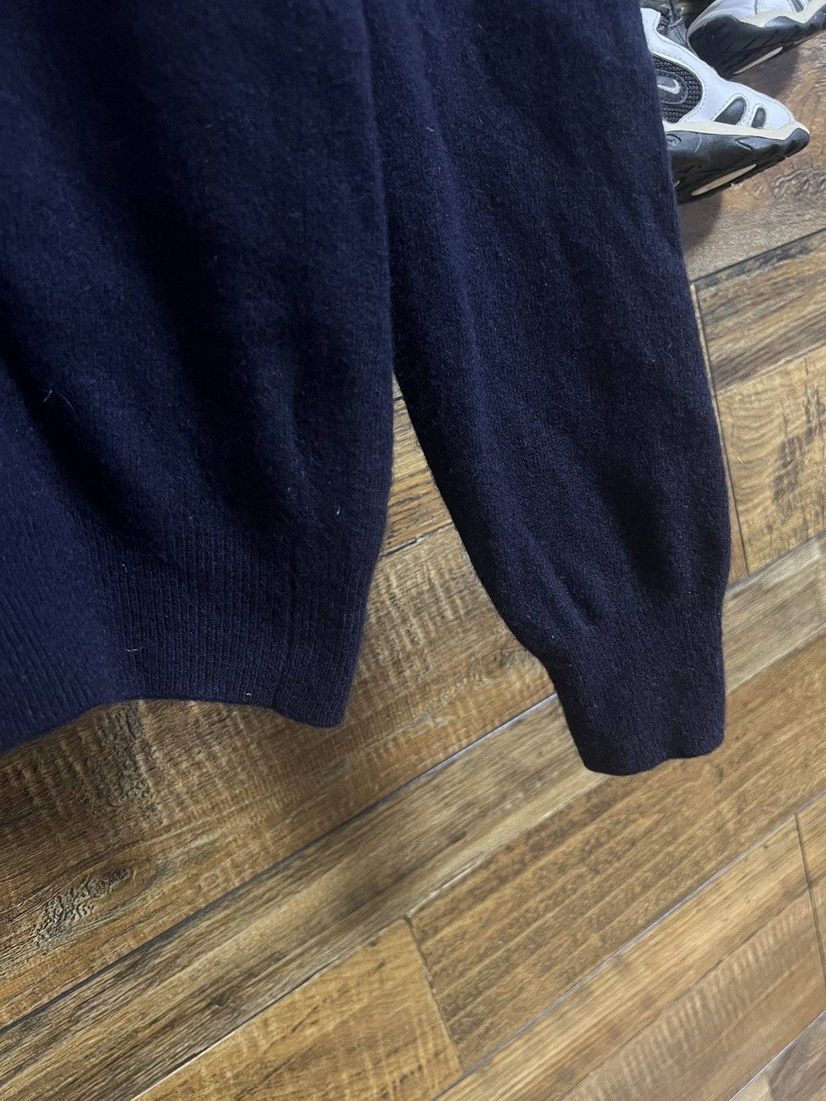 Moncler MONCLET Maglia Tricot Girocollo Logo Patch Wool Sweater Size US XS / EU 42 / 0 - 6 Thumbnail