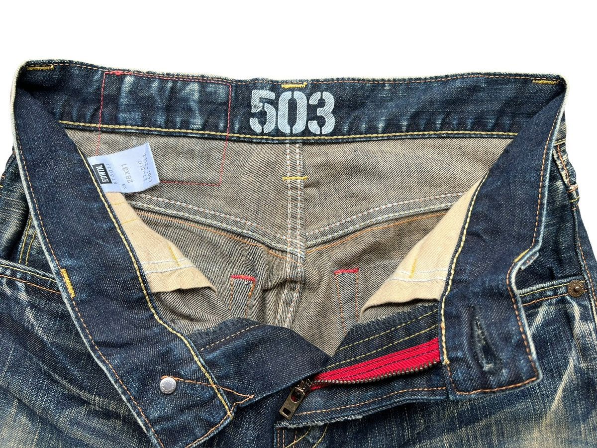 Edwin Vintage Edwin 503 Faded Distressed Rusty Denim Jeans 32x29 Size US 32 / EU 48 - 8 Thumbnail