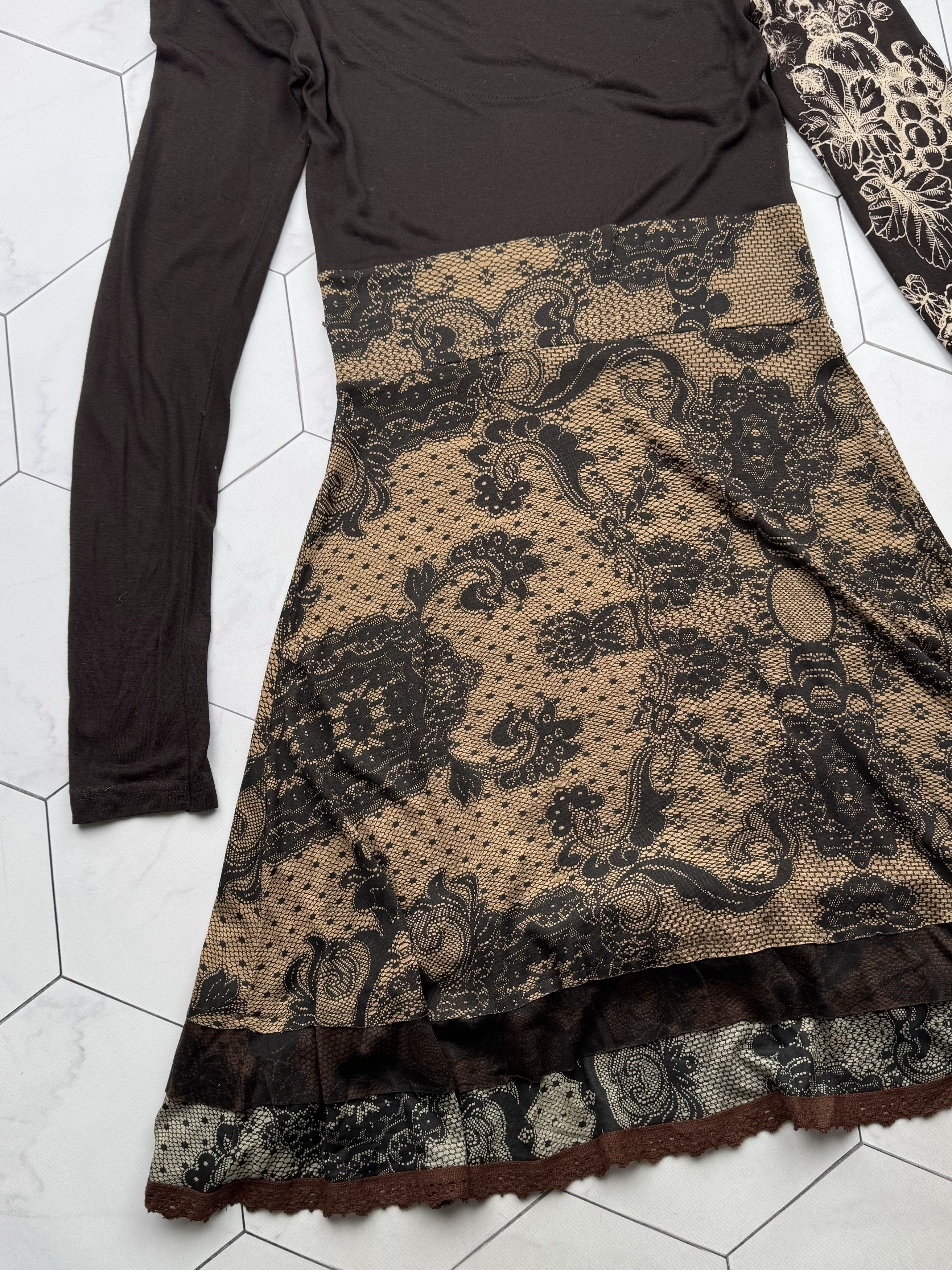 Desigual Desigual Vintage Dress With Long Sleeve (B268) Size M / US 6-8 / IT 42-44 - 10 Thumbnail