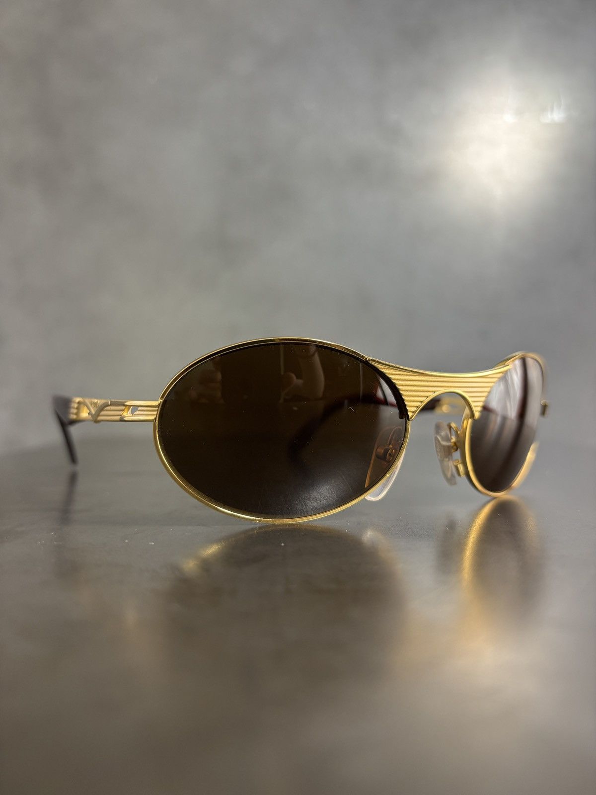 Vintage NOS 1990s Vintage Sunglasses Floyd Eyewear Metal Italy JPG Size ONE SIZE - 1 Thumbnail
