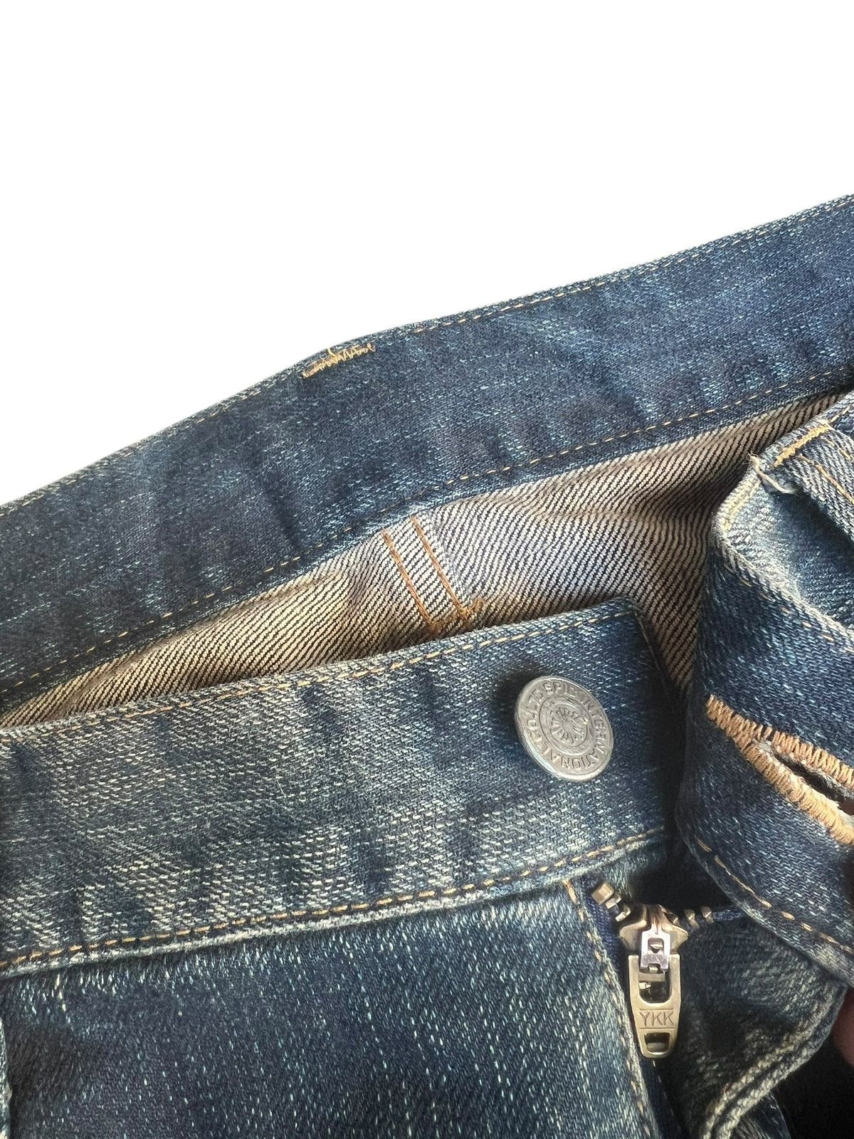 Tornado Mart Trashed Tornado Mart Distress Dirty Mud Denim Flare Jeans Size US 33 - 7 Thumbnail
