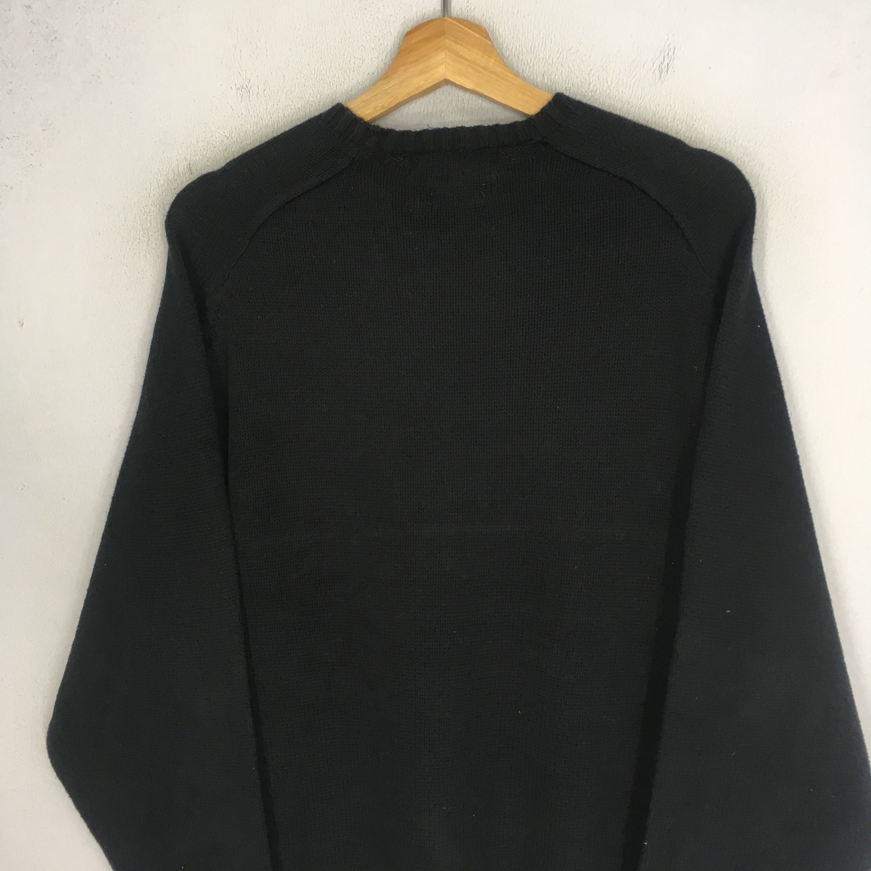 Polo Ralph Lauren Vintage Polo Ralph Lauren Black Cable Knit - 505 Size US L / EU 52-54 / 3 - 9 Thumbnail