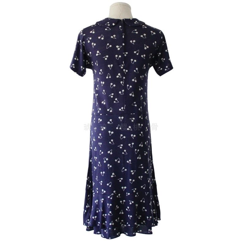 Comme des Garcons Comme Des Garcons Cherry print crewneck knit dress Size S / US 4 / IT 40 - 8 Thumbnail