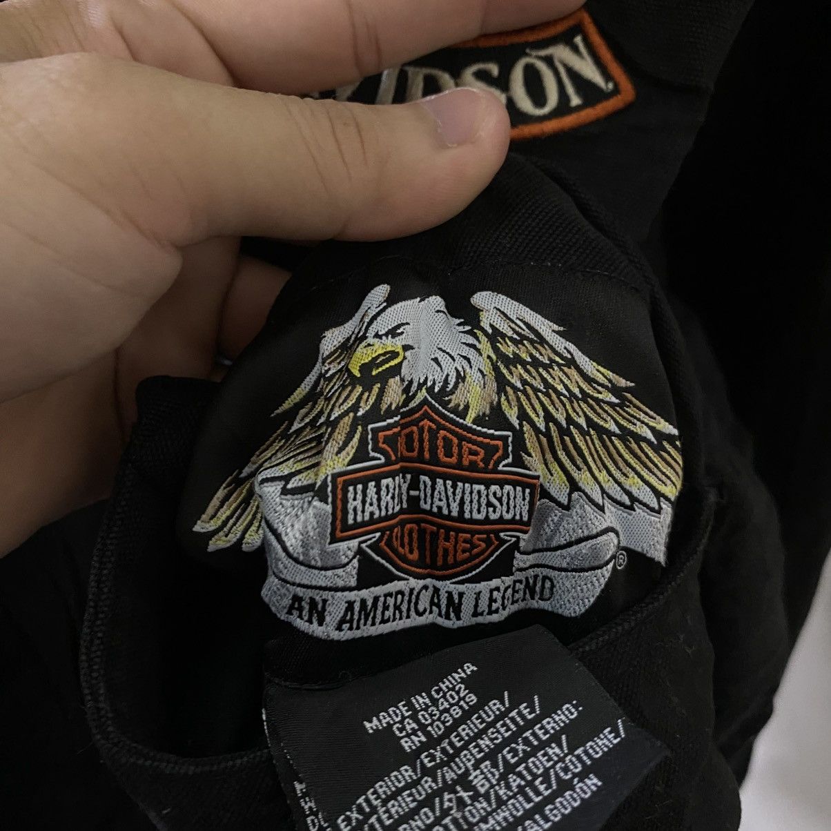 Harley Davidson Vintage Y2K Harley Davidson Reversible Hooded Jacket Size US XL / EU 56 / 4 - 7 Thumbnail