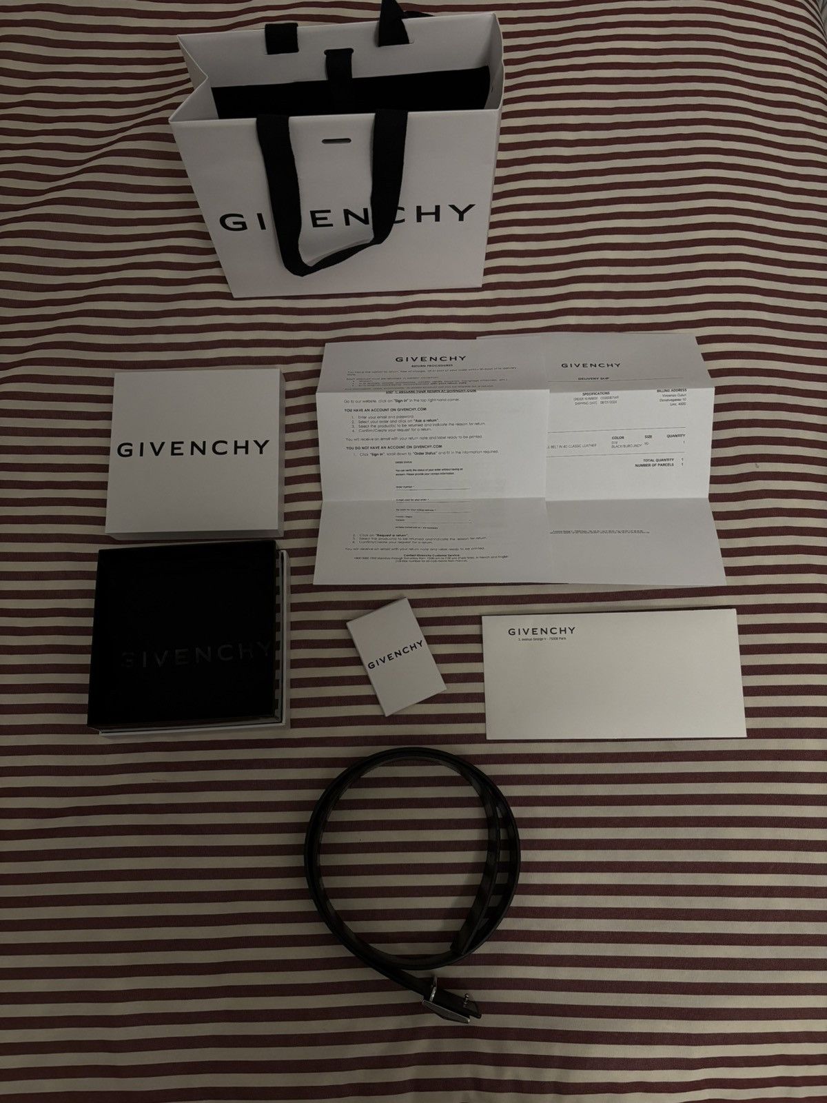 Givenchy GIVENCHY 4G REVERSIBLE BELT IN 4G CLASSIC LEATHER Size 32 - 4 Thumbnail