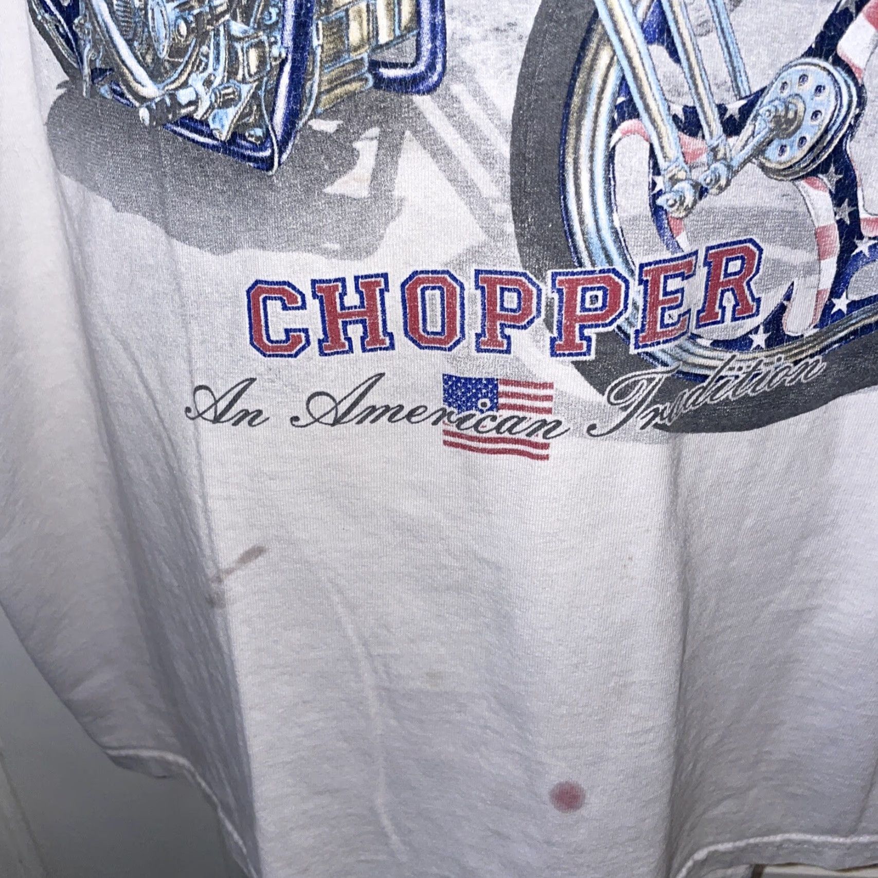 Vintage VINTAGE American Chopper T-Shirt 2XL White Men Short Sleeve Cotton Choppers 2XL T Shirt Size US XXL / EU 58 / 5 - 3 Thumbnail