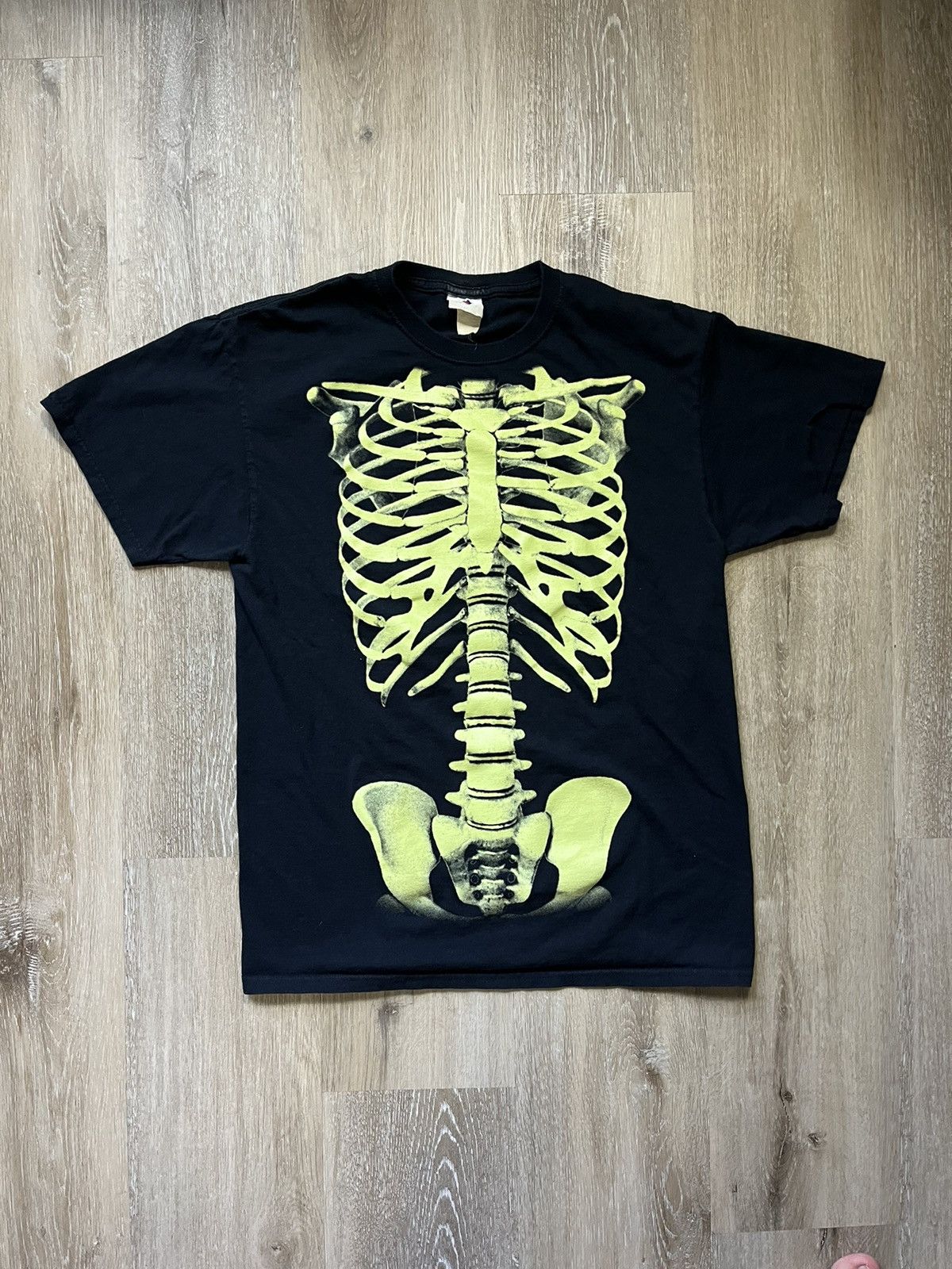 Kapital × Vintage Y2K Style Ribcage Neon Skeleton Shirt Size US L / EU 52-54 / 3 - 2 Thumbnail
