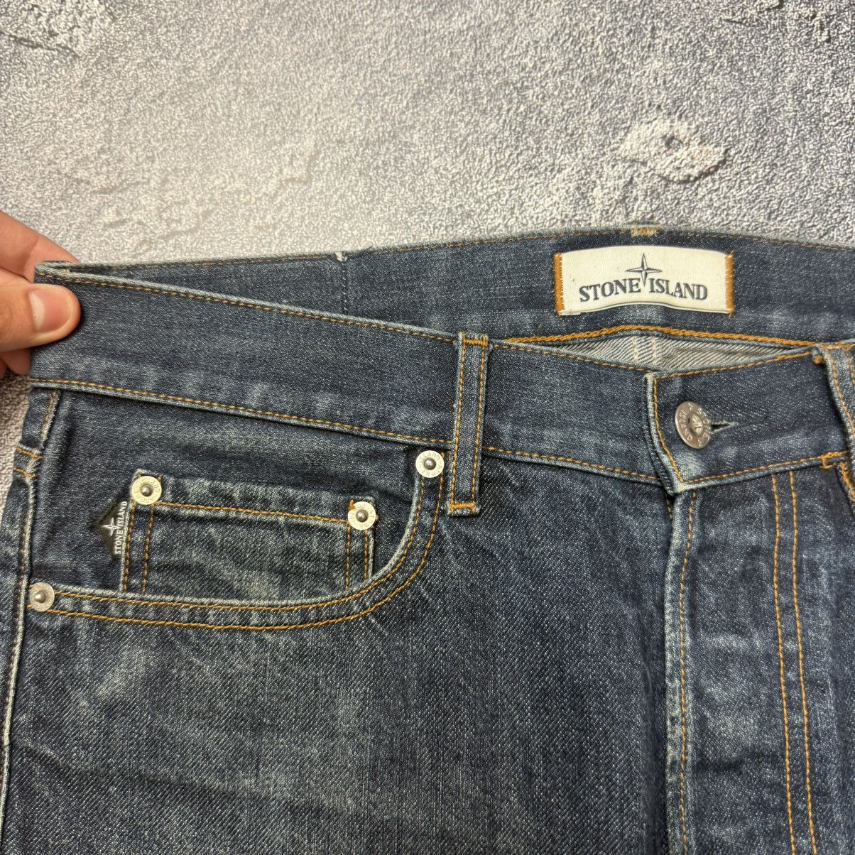 Vintage Stone Island Denim Jeans W32 Vintage Blue Size US 30 / EU 46 - 7 Thumbnail