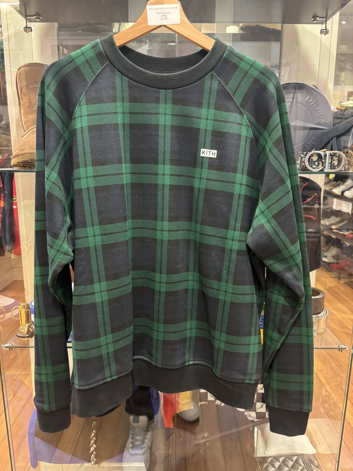 Adidas × Kith Kith X Adidas Terrex Plaid Crewneck | Grailed 