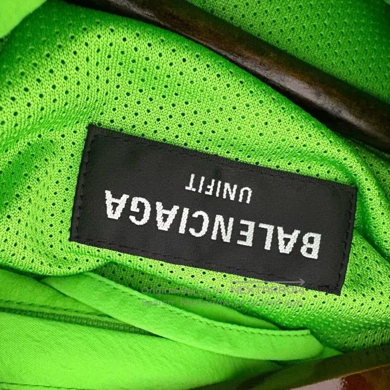 Balenciaga Balenciaga 3B Sports Icon Colorblock Sports Jacket - Green Size US S / EU 44-46 / 1 - 3 Thumbnail